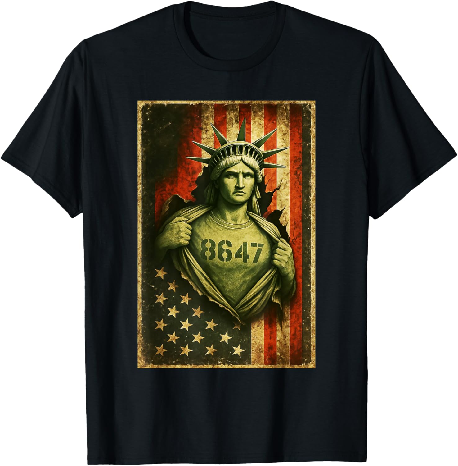 8647 Protest Design | Statue of Liberty Activist | No Kings