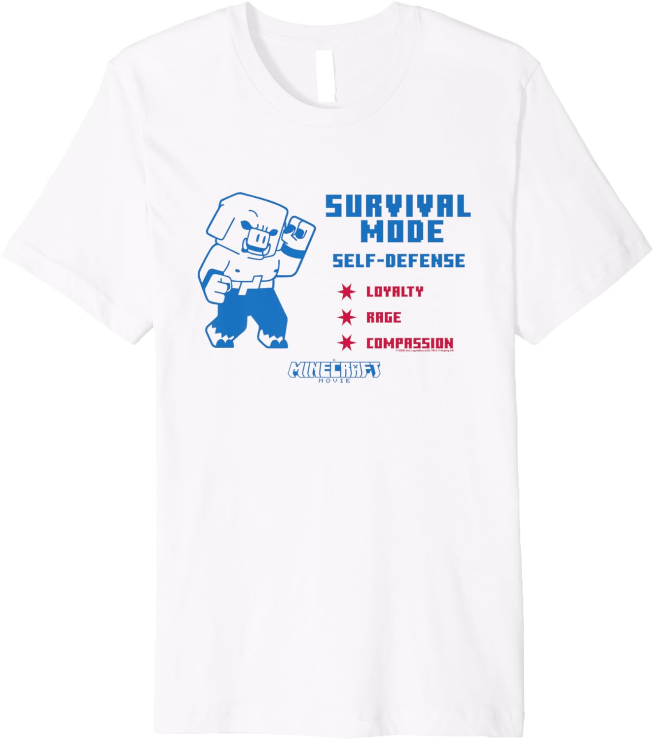 A Minecraft Movie Survival Mode Self Defense School Ad Premium