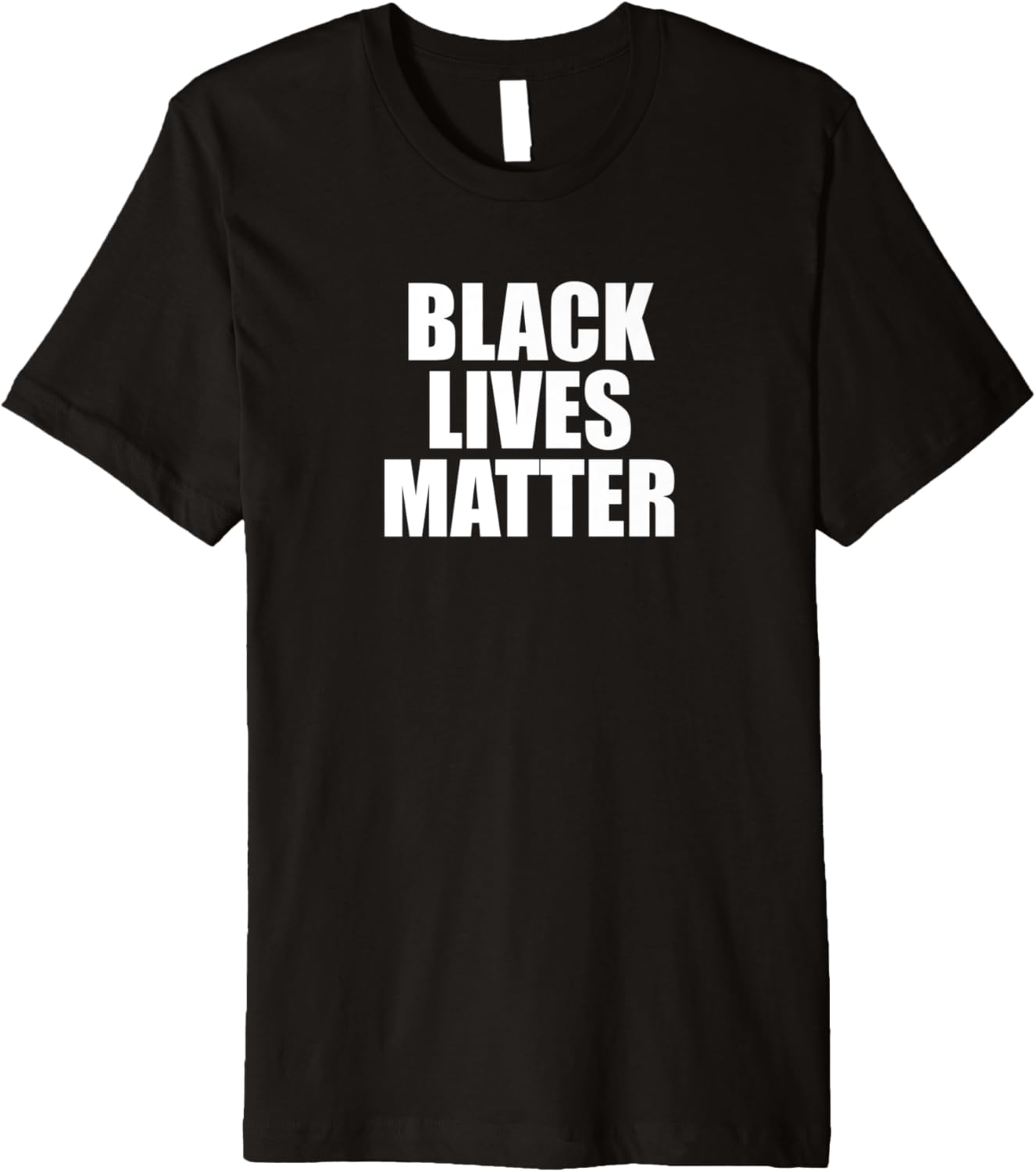 Black Lives Matter White Letters Social Justice Civil Rights Premium