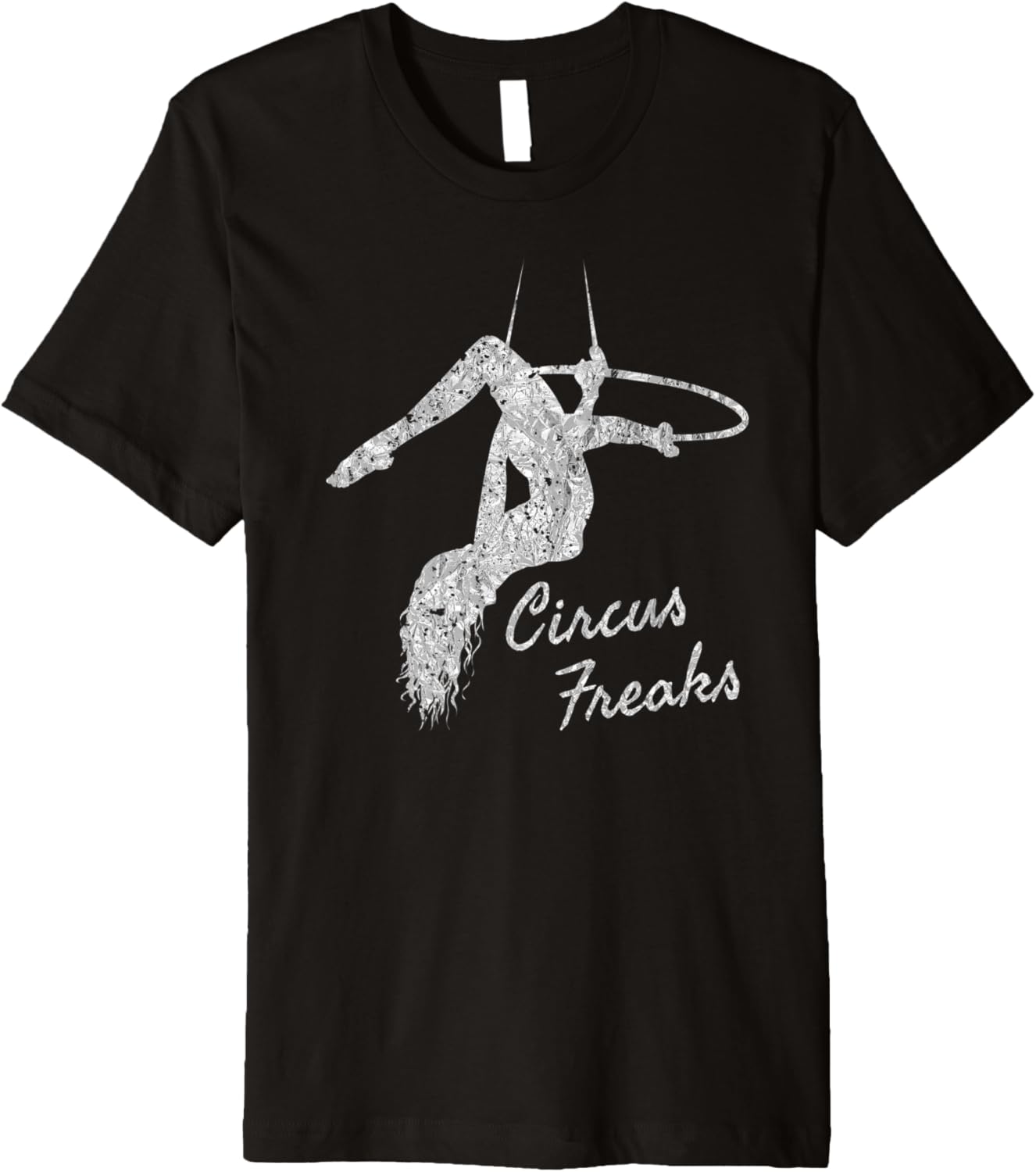 Aerial Yoga Design, Silver Aerial Yoga Outfit Premium