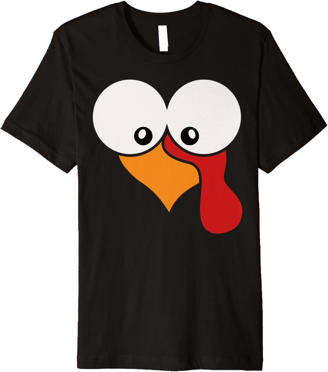Big Turkey Face Funny Thanksgiving Family Costume Outfit Premium