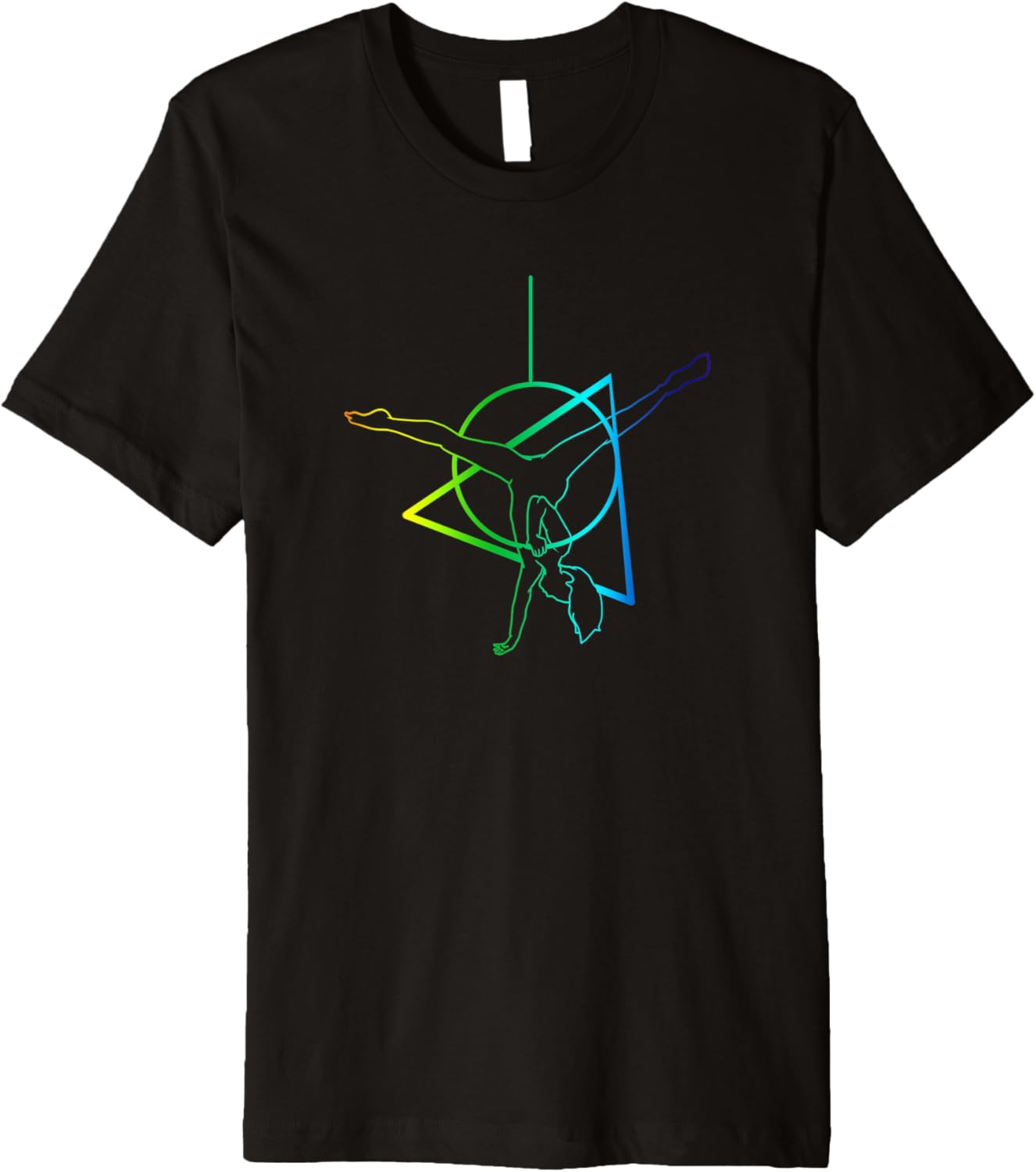 Aerial Yoga Design, Rainbow Aerial Silk Premium