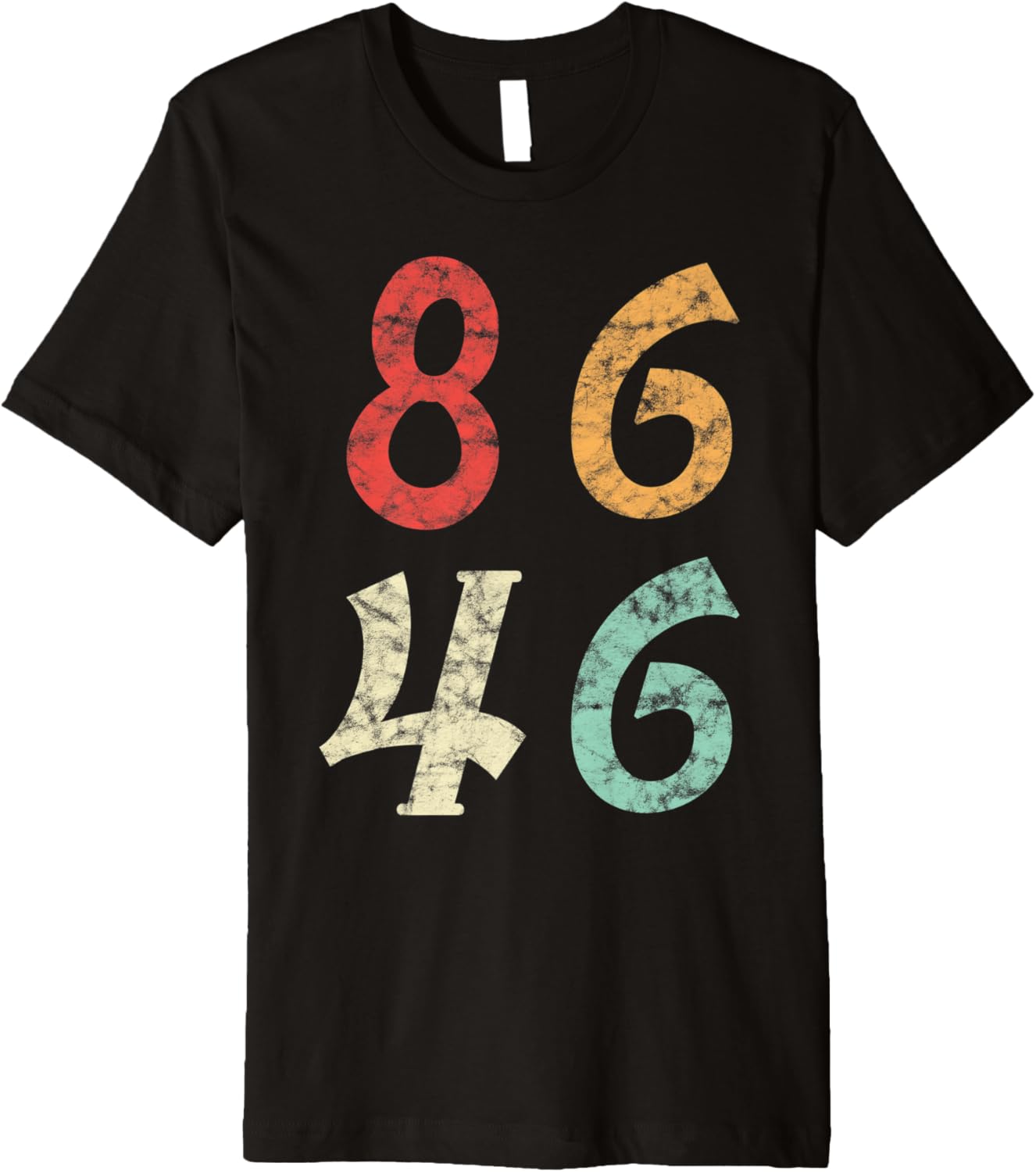86 46 Classic Vintage Style Cool Retro 8646 Anti Biden Gifts Premium