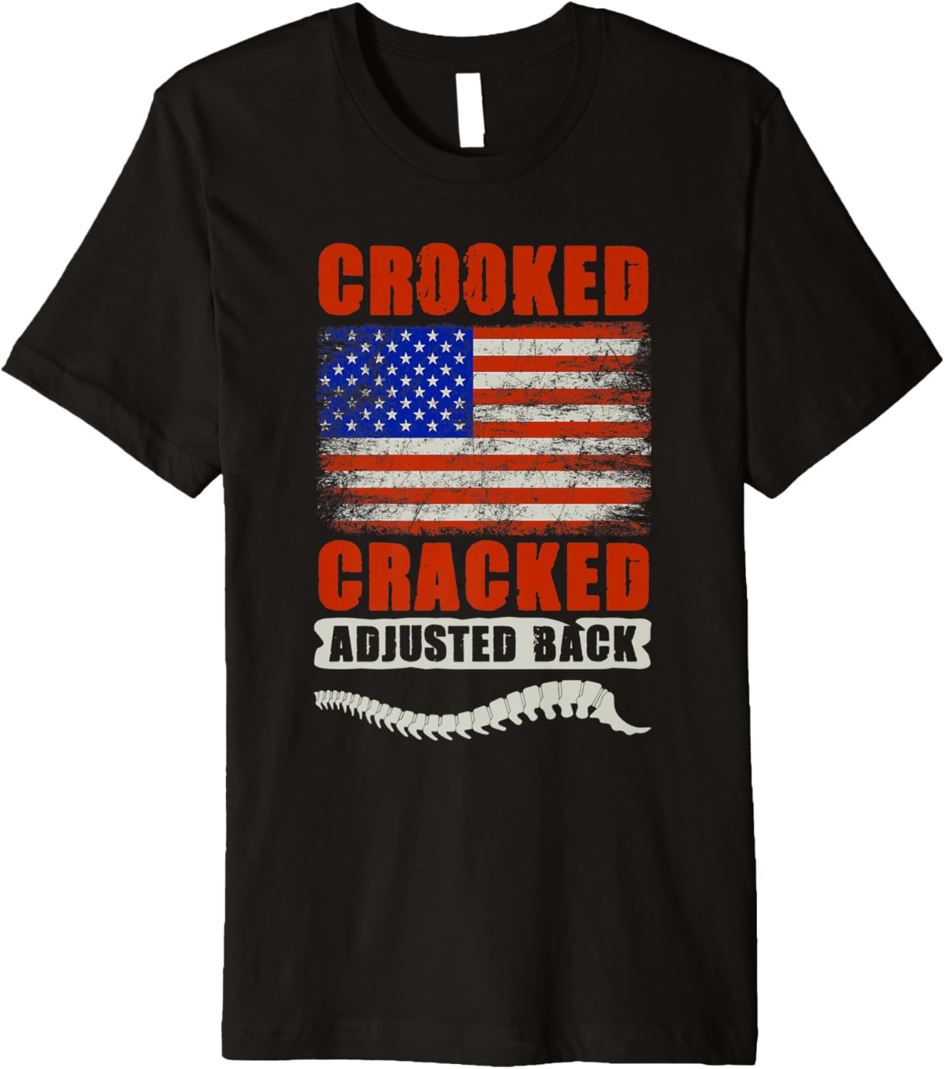 Adjusted Back Funny Spine Chiropractor Chiropractic Lover Premium