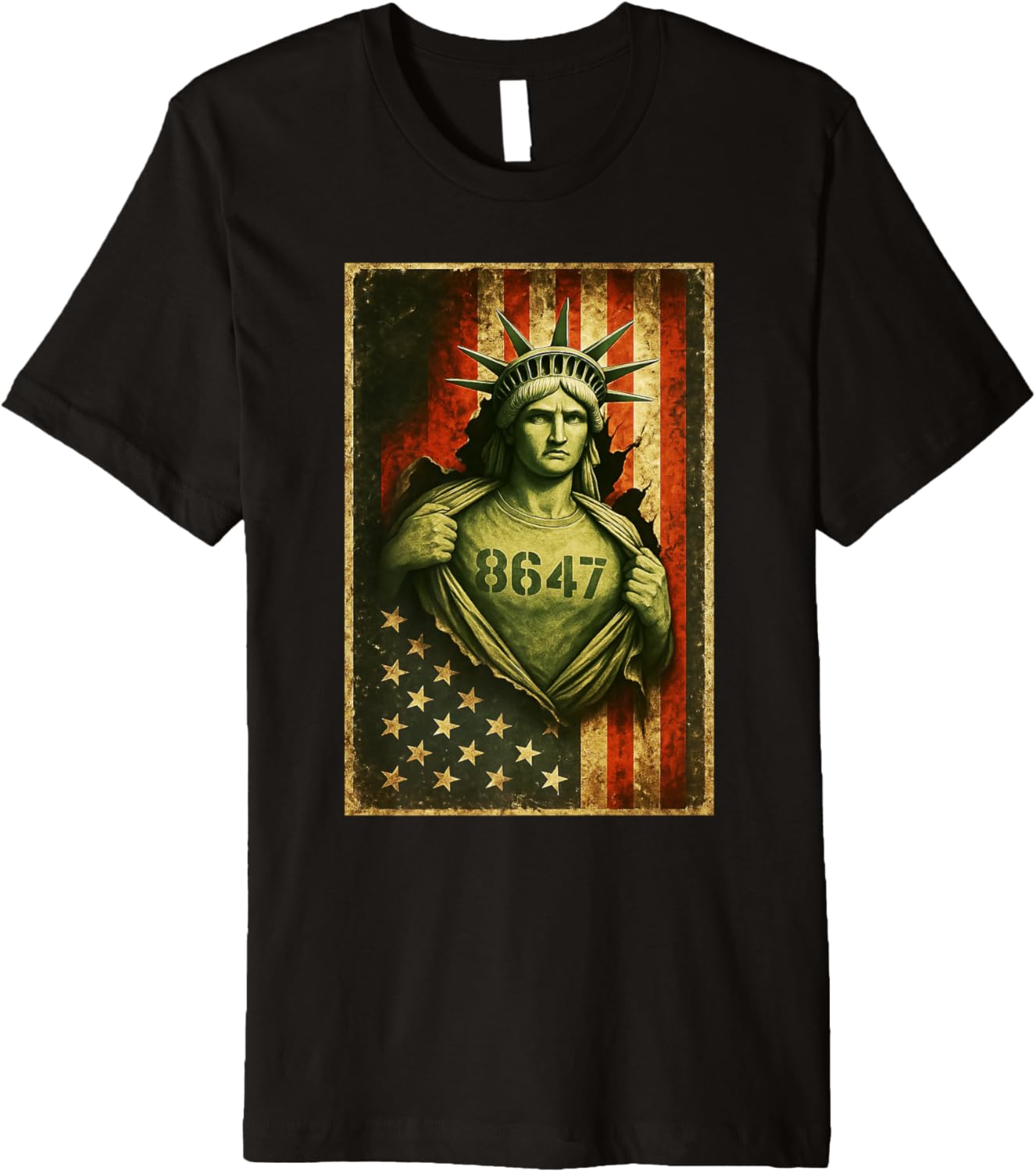 8647 Protest Design | Statue of Liberty Activist | No Kings Premium