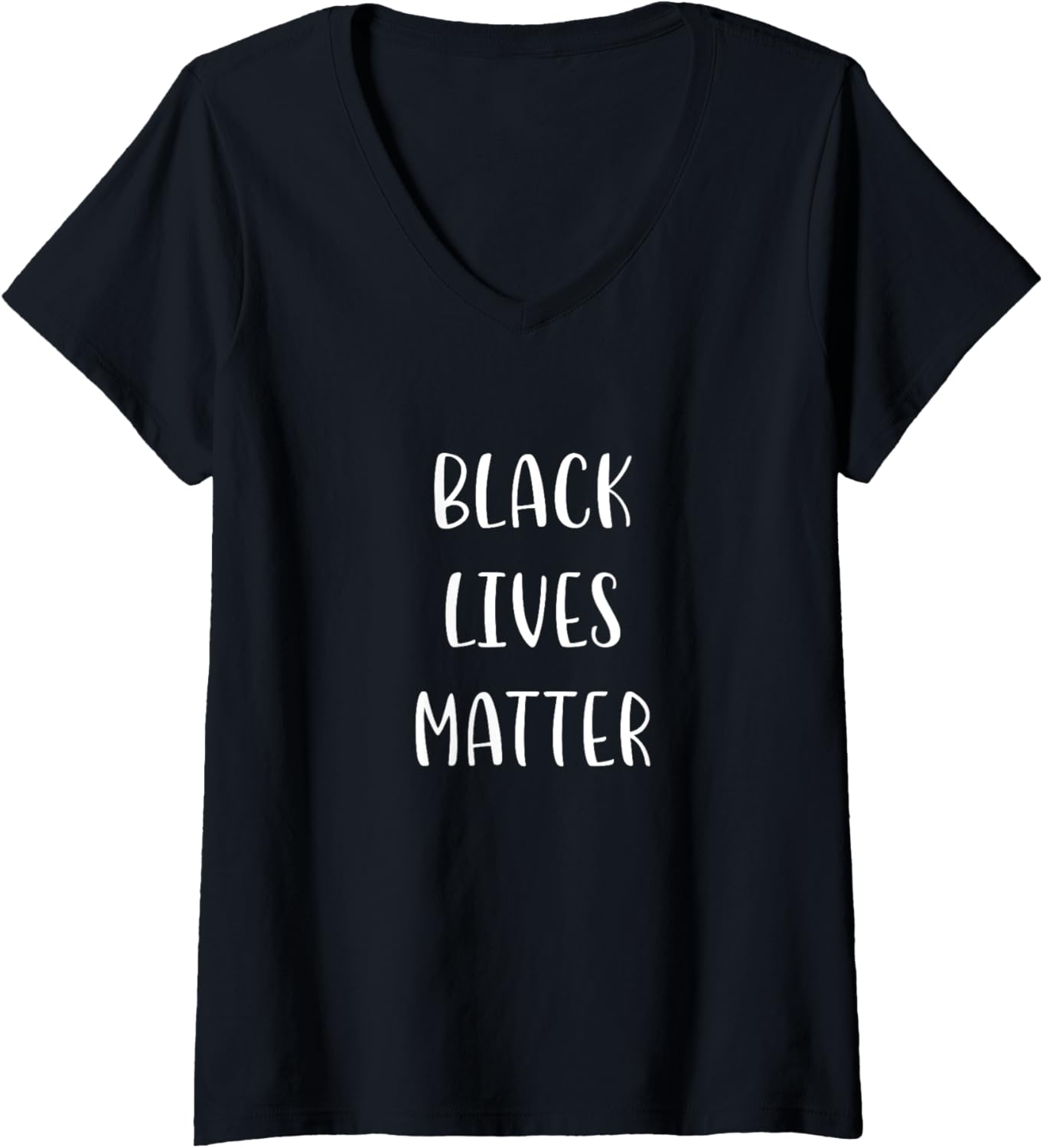 Black Lives Matter Support Social Justice Statement V Neck