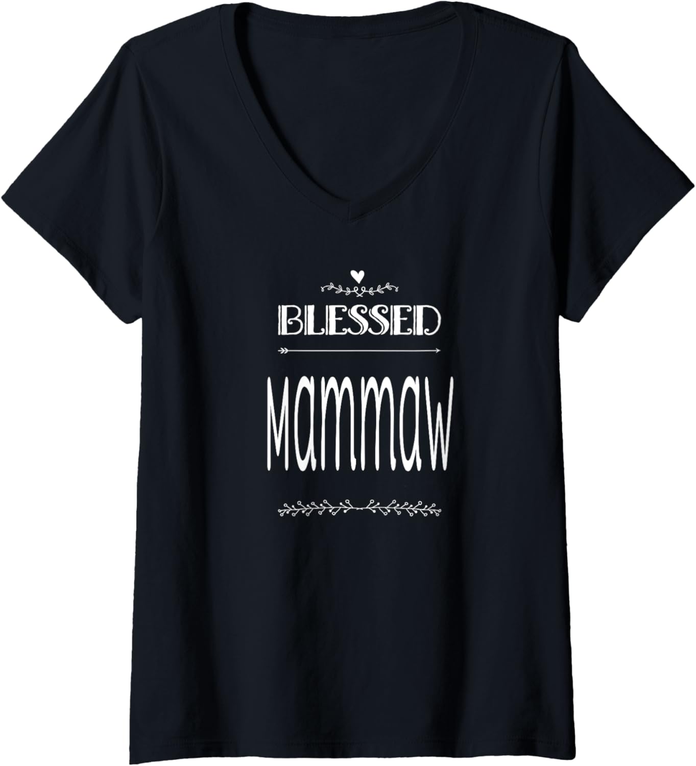 Blessed Mammaw for Grandmother Grandma V Neck