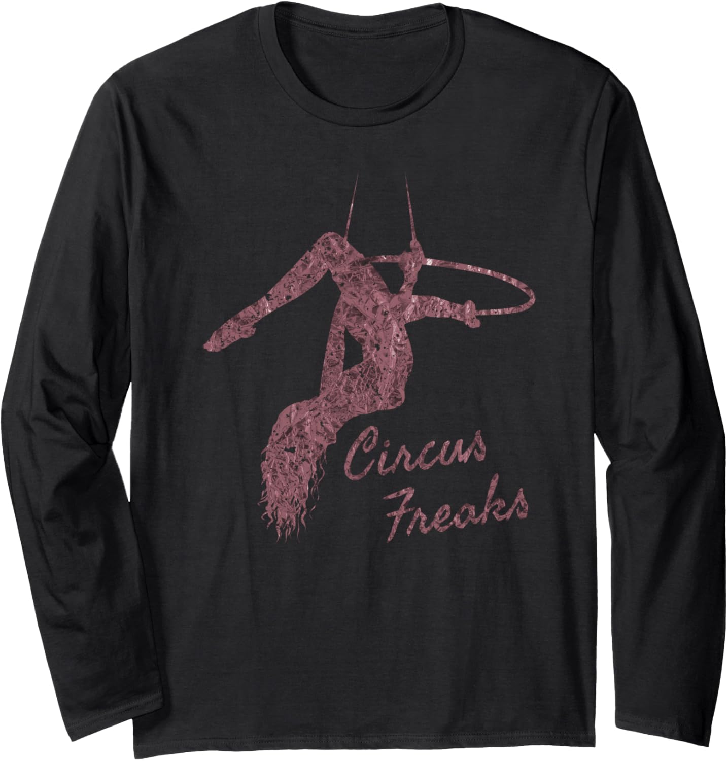 Aerialist Design For Women, Rose Gold Aerial Arts Clothing Long Sleeve