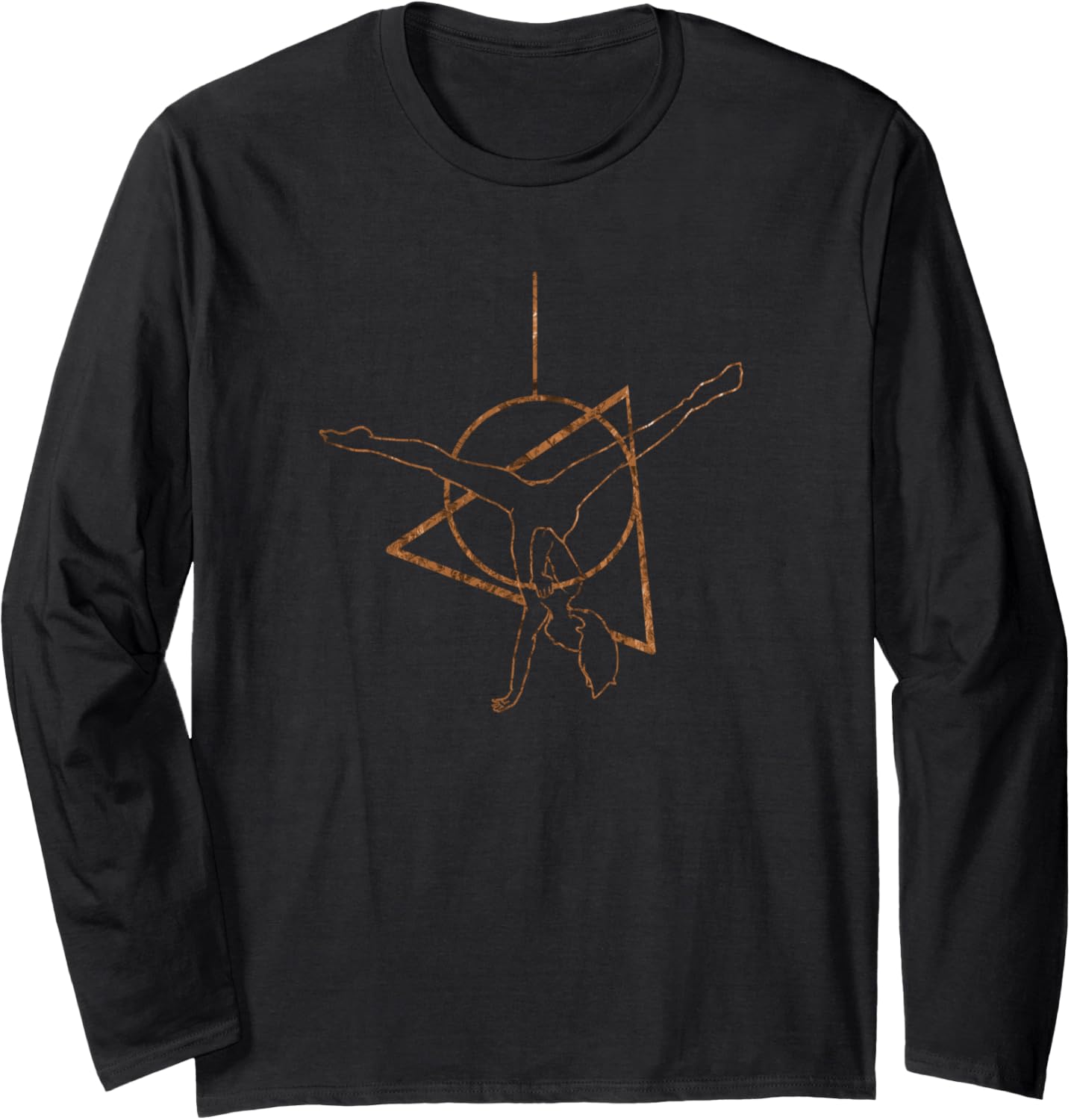 Aerialist Gift, Aerial Silk Yoga Design for Women Long Sleeve