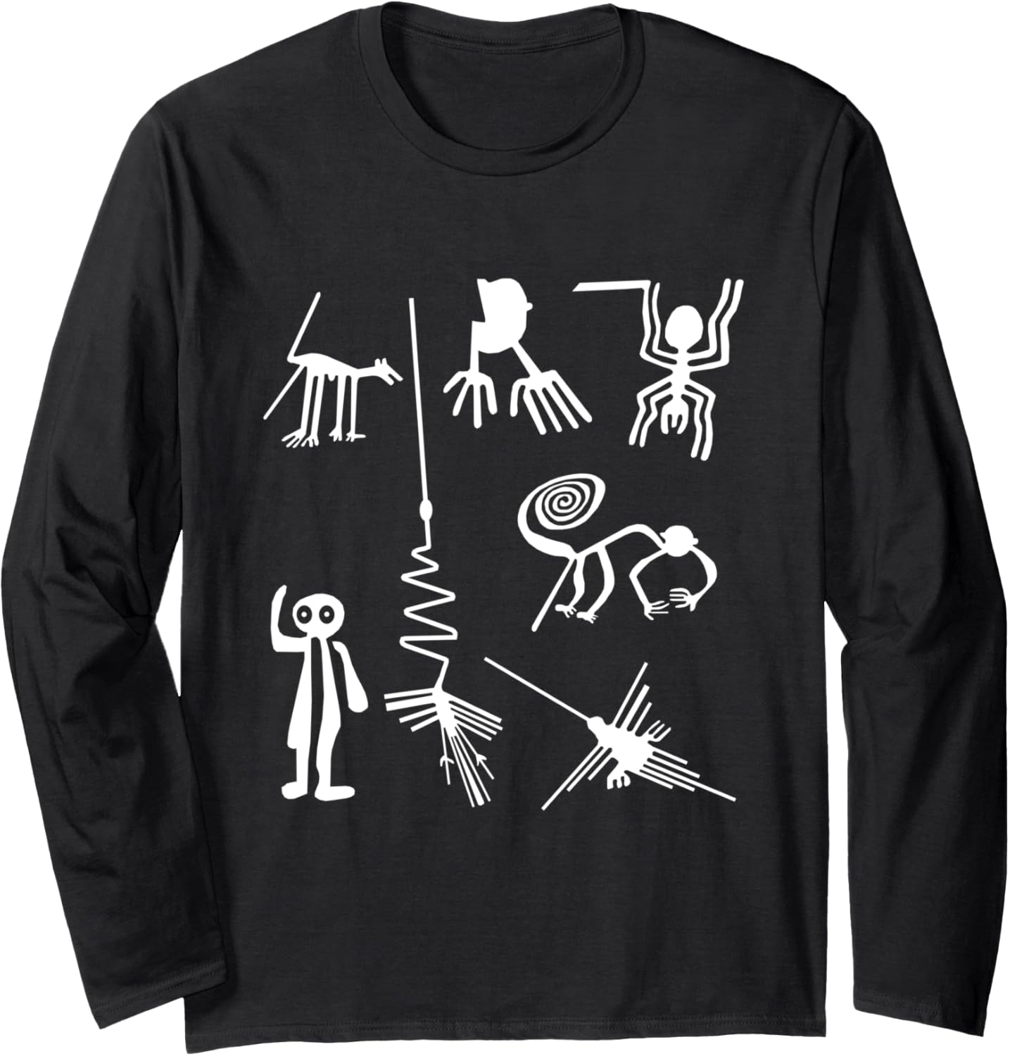 Ancient Nazca Lines Aliens UFO Long Sleeve