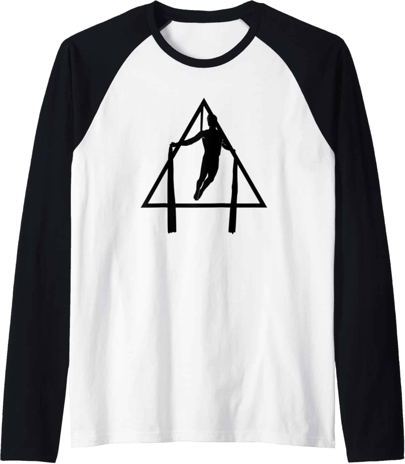Aerial Silks Design, Aerial Silks Clothing Raglan Baseball Tee