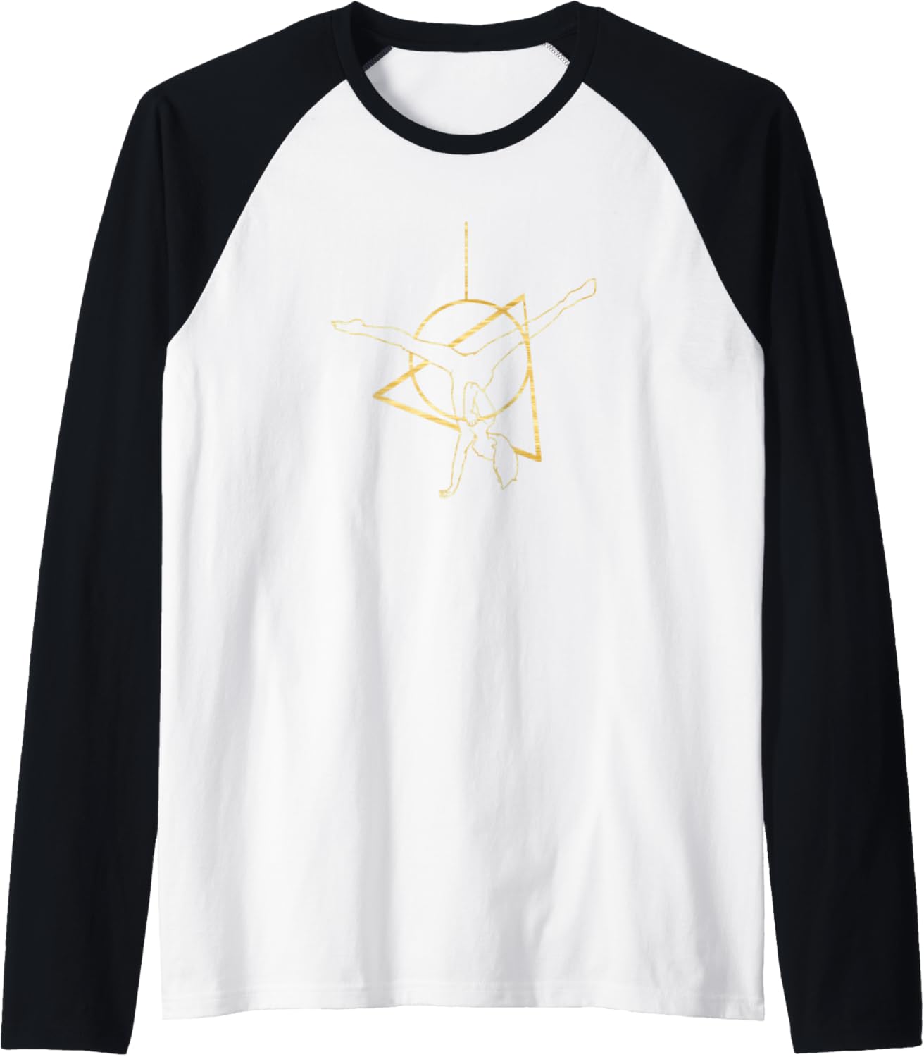 Aerial Silk Art Design For Women, Aerial Arts Clothing Raglan Baseball Tee