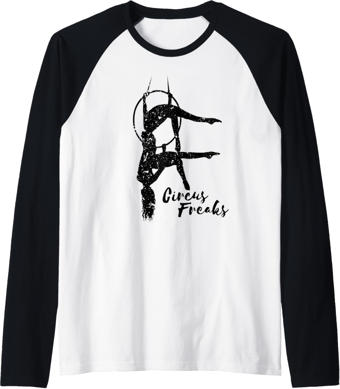 Aerialist Hoops Shirts, Aerial Yoga Design Raglan Baseball Tee