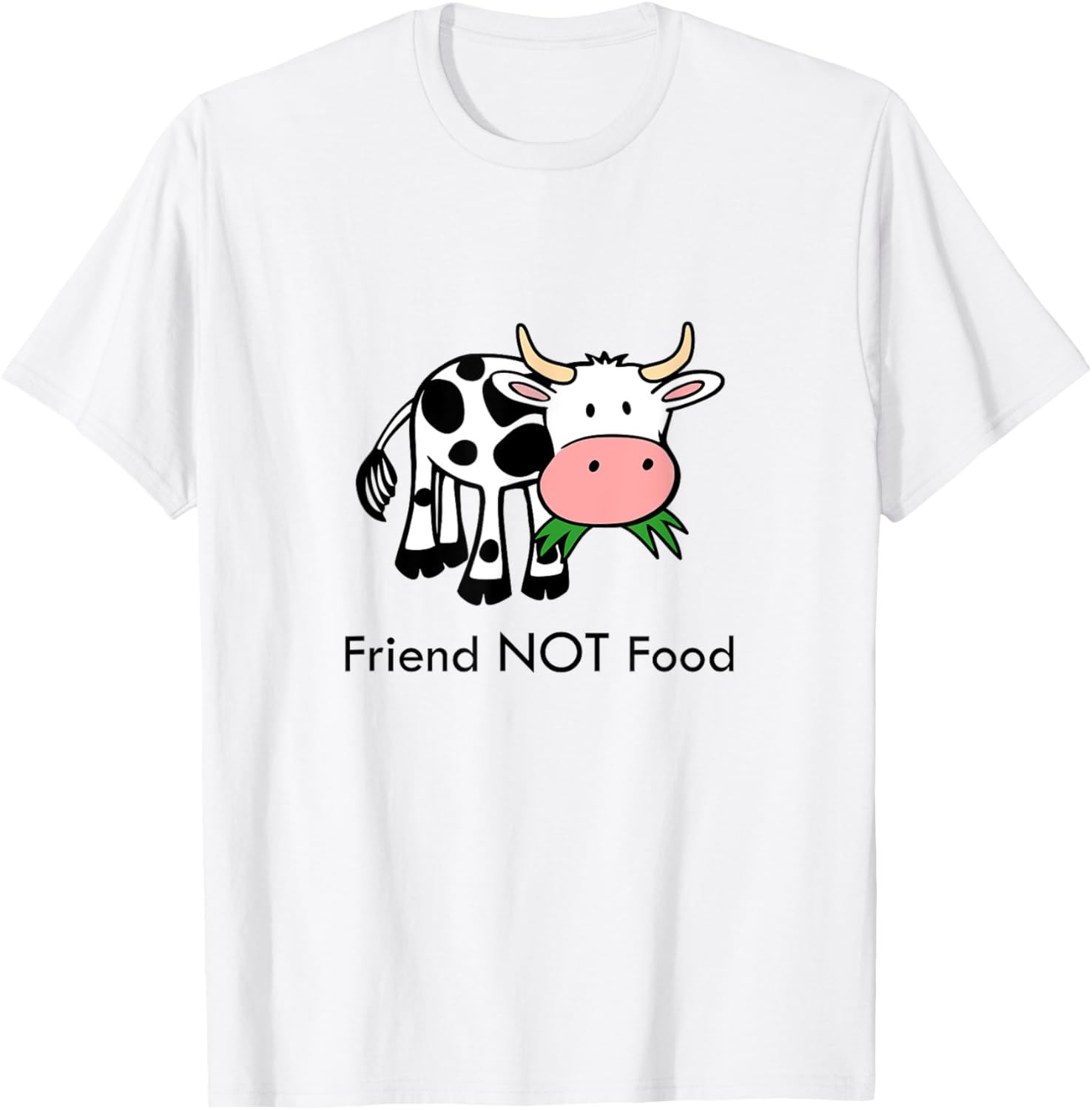 Animals Are Friends Not Food Cow Vegan