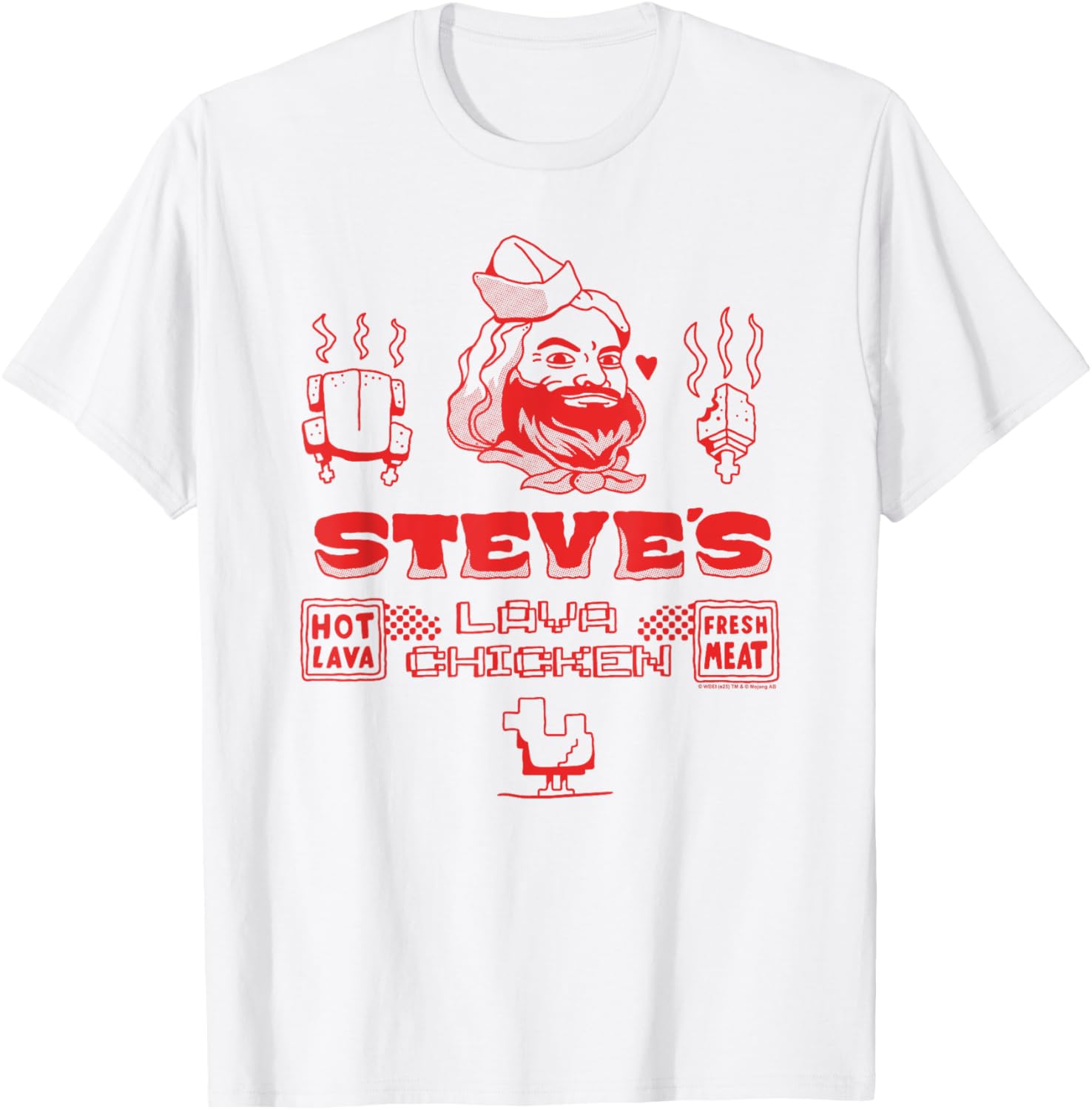 A Minecraft Movie Steve's Lava Chicken Restaurant Logo