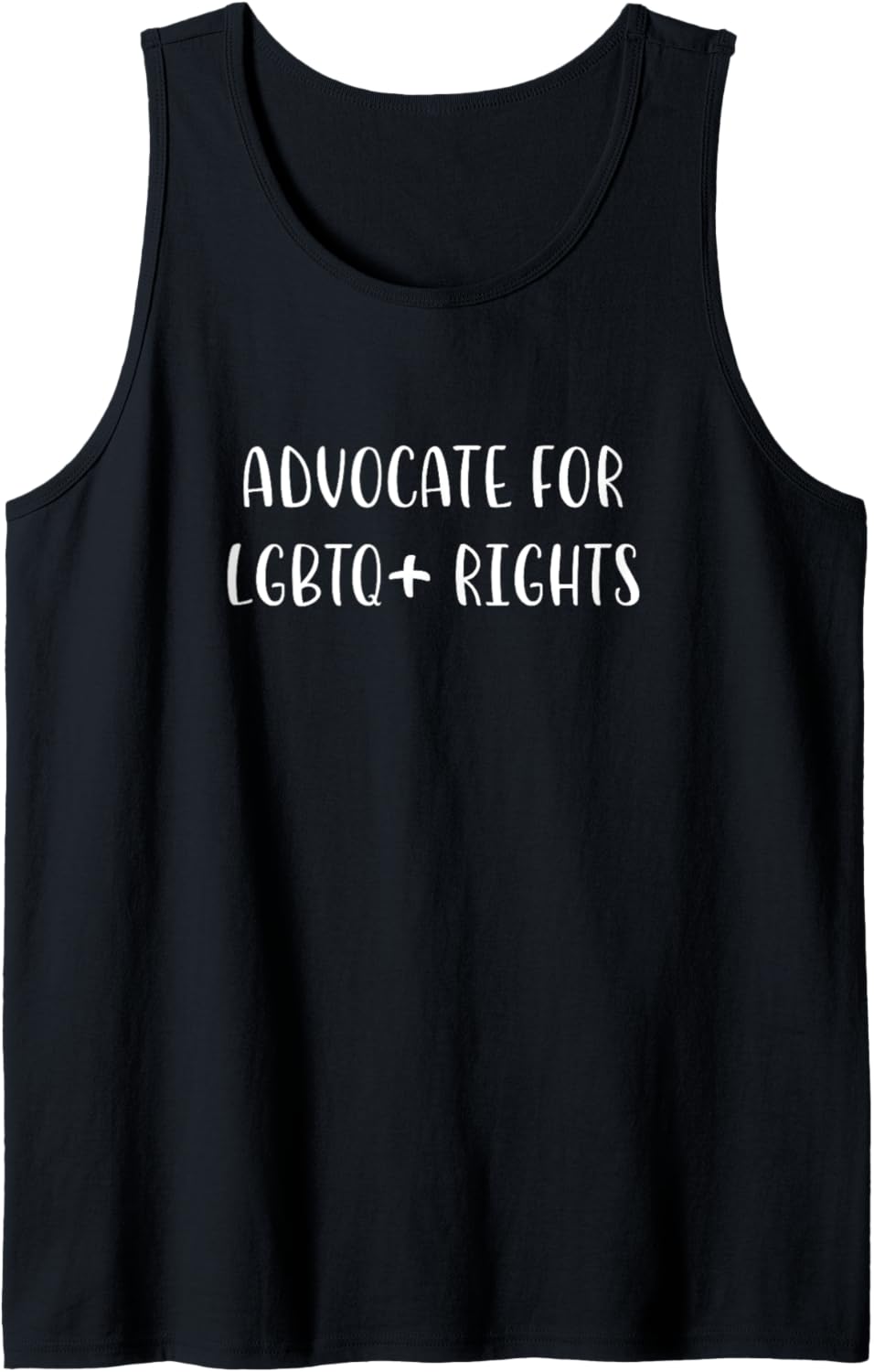 Advocate for LGBTQ+ Rights Support Social Justice Statement Tank Top