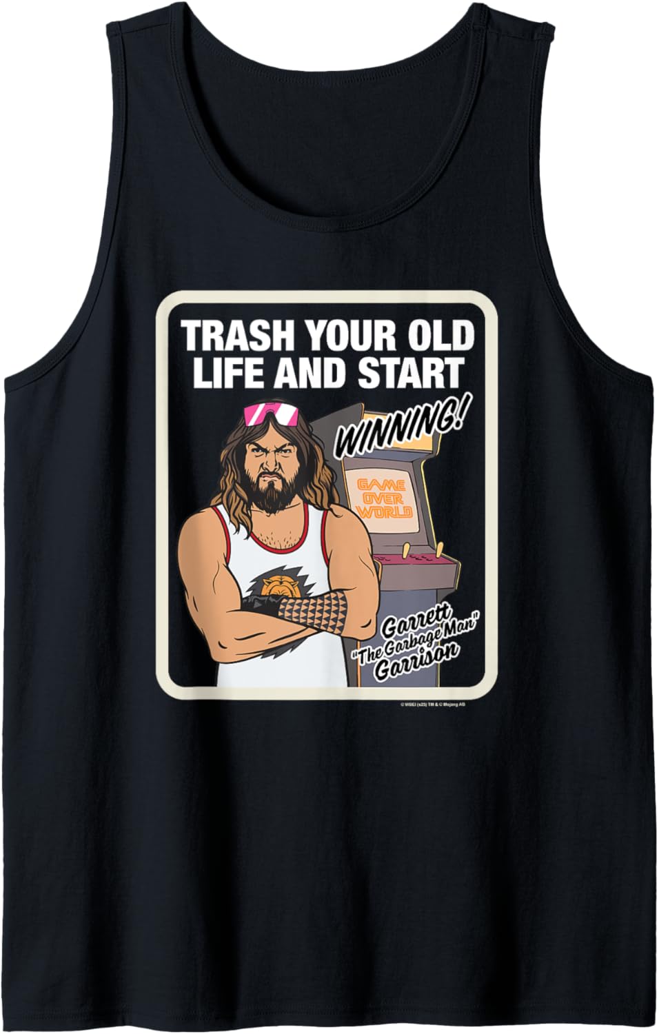 A Minecraft Movie Trash Your Old Life And Start Winning! Tank Top