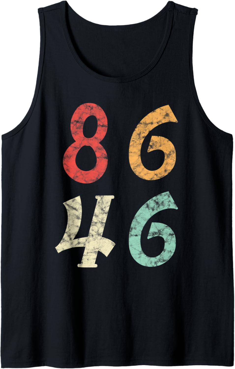 86 46 Classic Vintage Style Cool Retro 8646 Anti Biden Gifts Tank Top