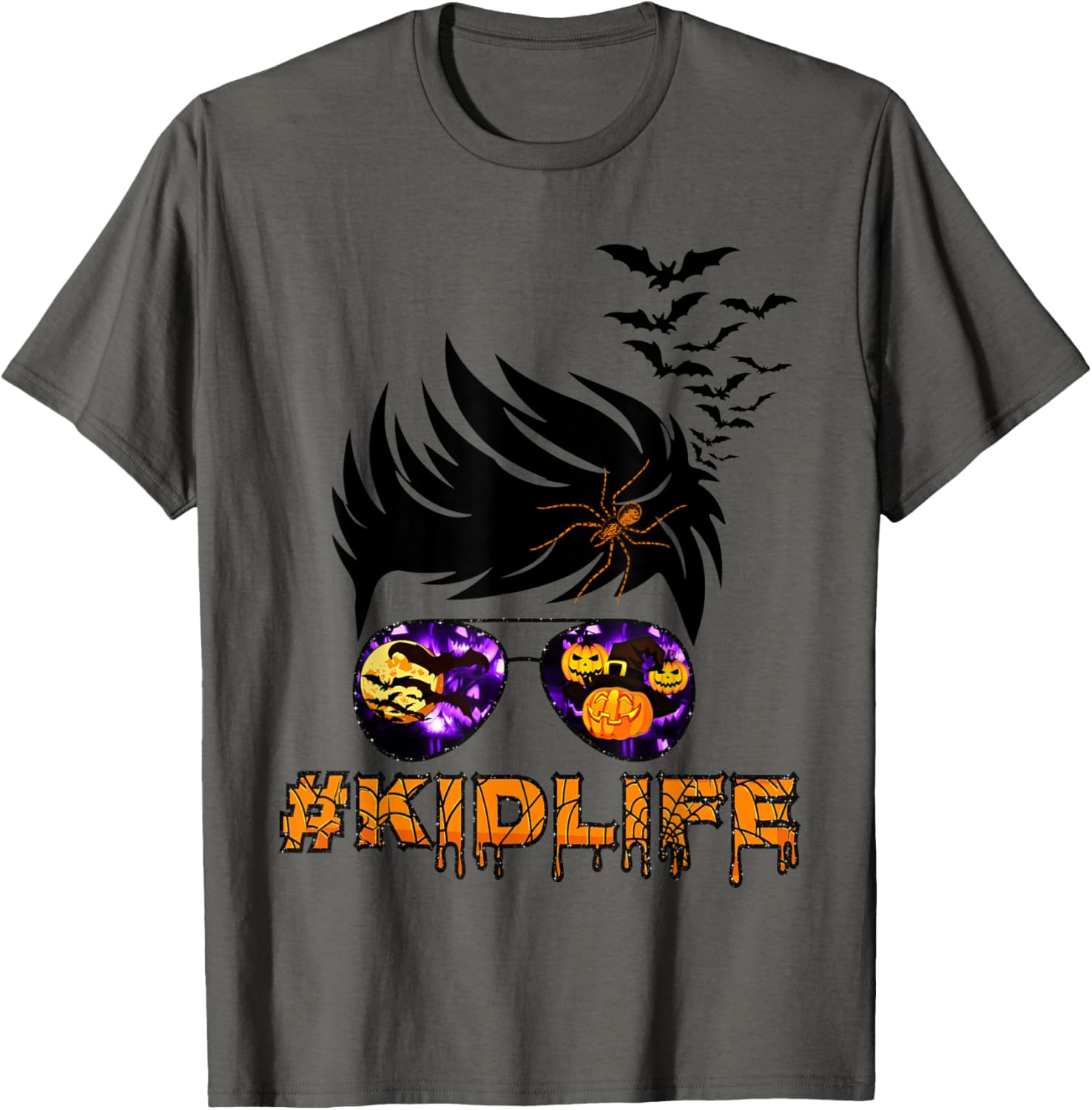 Bats Pumpkin Spider Boy Kid Life Halloween Matching Family