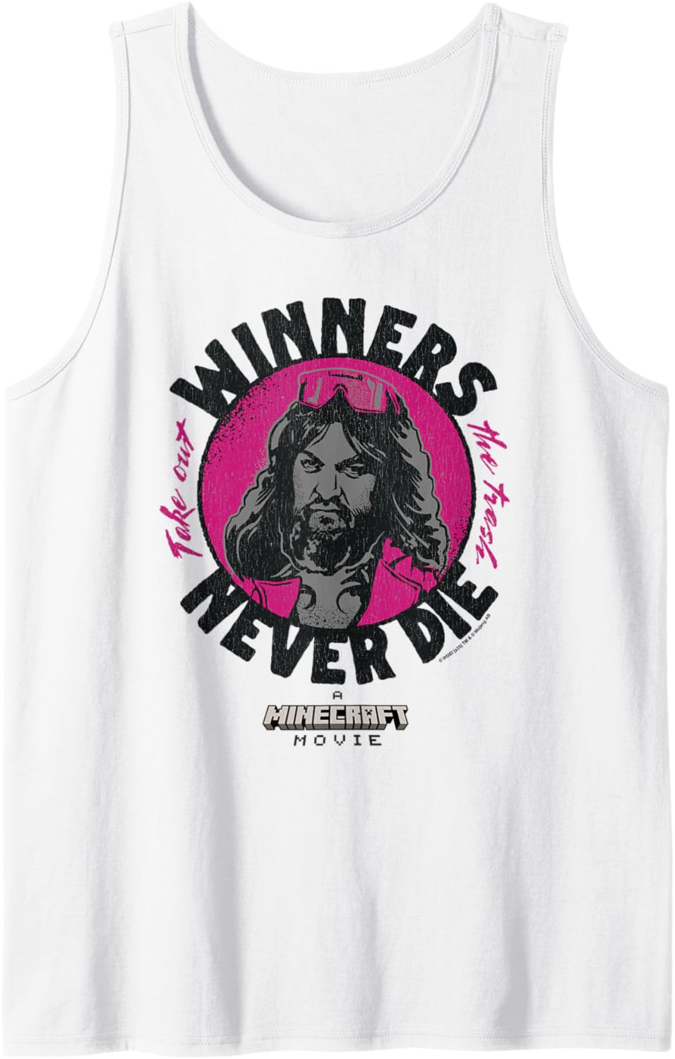 A Minecraft Movie Take Out The Trash \/ Winners Never Die Tank Top