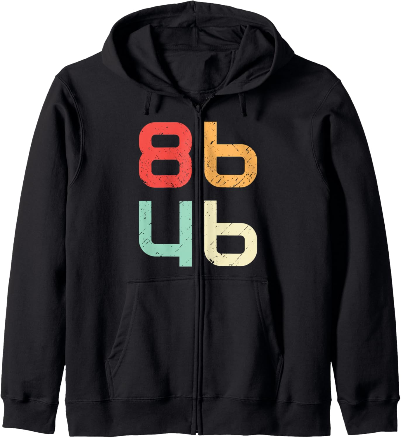 86 46 Retro Vintage Style 8646 Anti Biden American Flag Gift Zip Hoodie