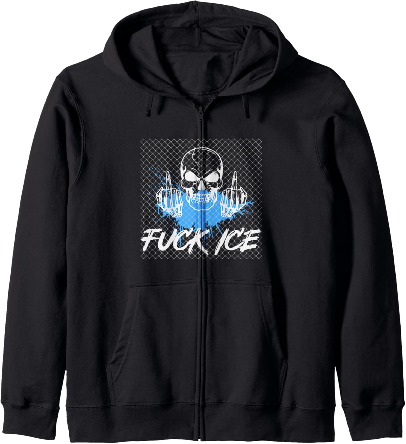 Abolish ICE Protest Resist   Fuck Ice Zip Hoodie