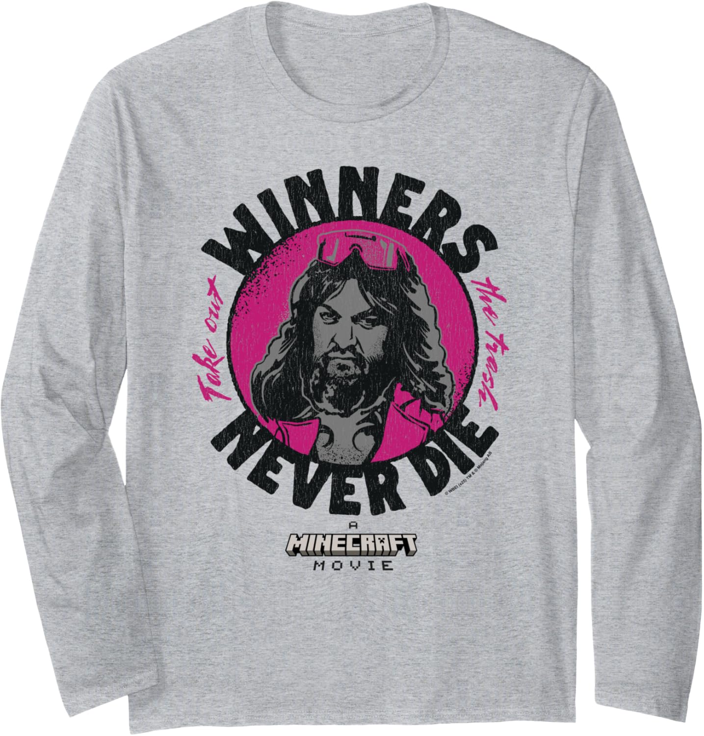 A Minecraft Movie Take Out The Trash \/ Winners Never Die Long Sleeve