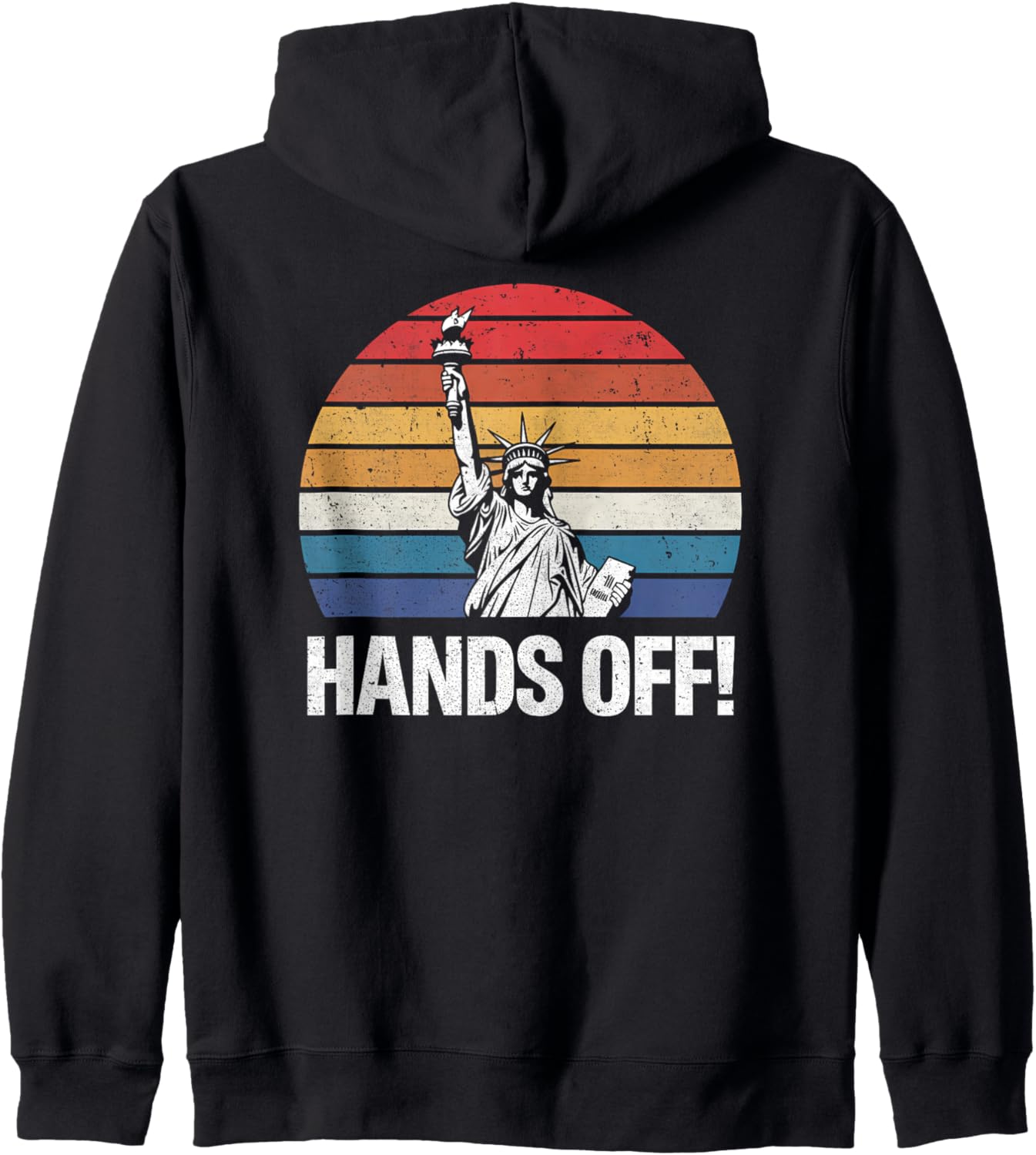 Anti MAGA Anti Oligarchy Pro Democracy Resist Resistance Zip Hoodie