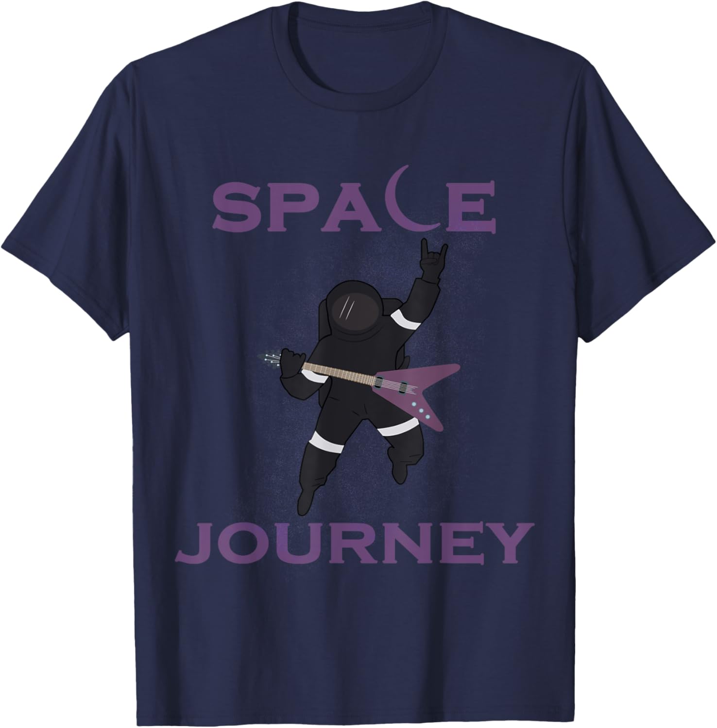 Astronaut Plays Guitar Journey Through Outer Space