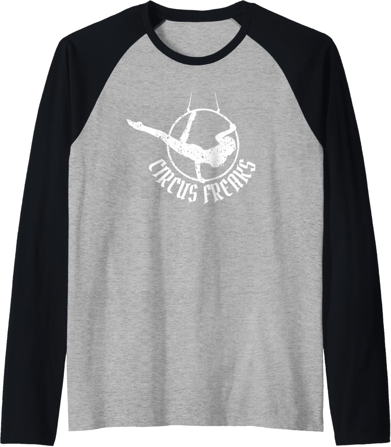 Aerialist Hoops Shirts for Women, Aerial Silks Clothing Raglan Baseball Tee