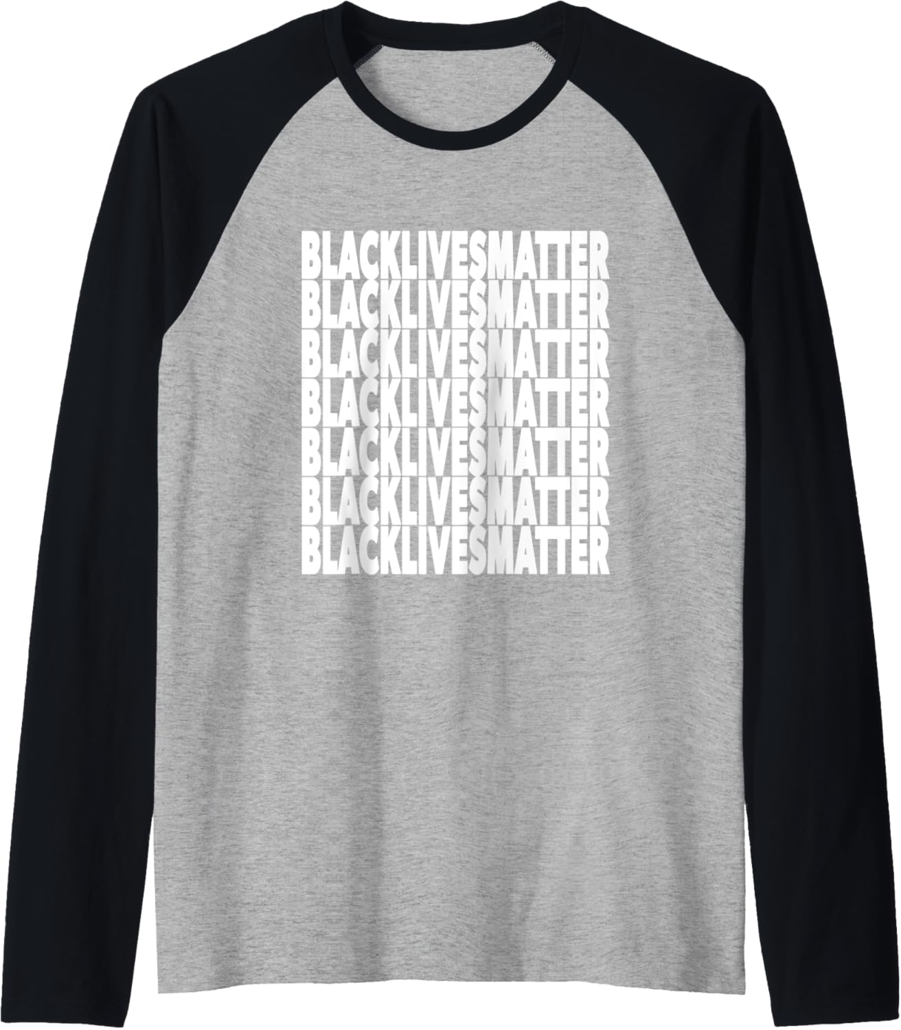 Black Lives Matter BLM Social Justice Political Protest Raglan Baseball Tee