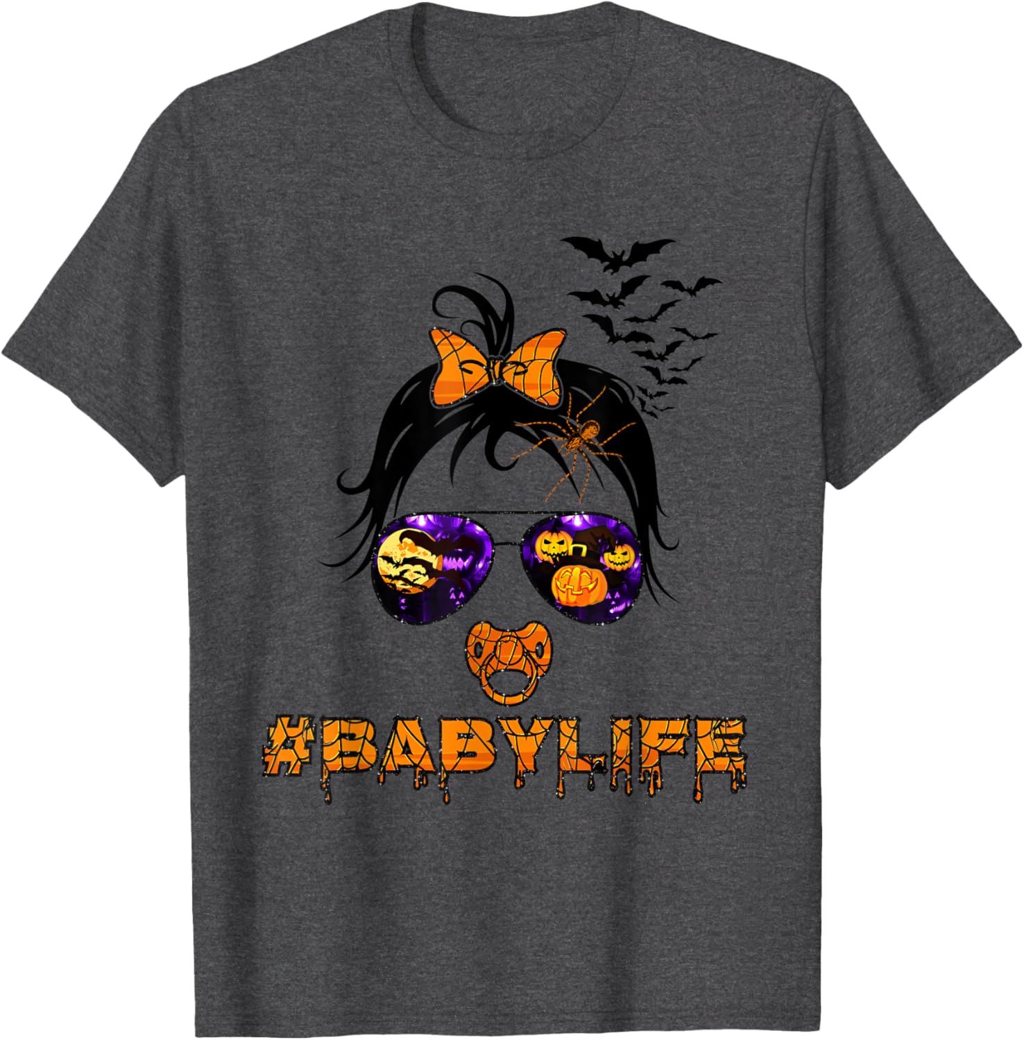 Bat Pumpkin Spider Baby Girl Life Halloween Matching Family