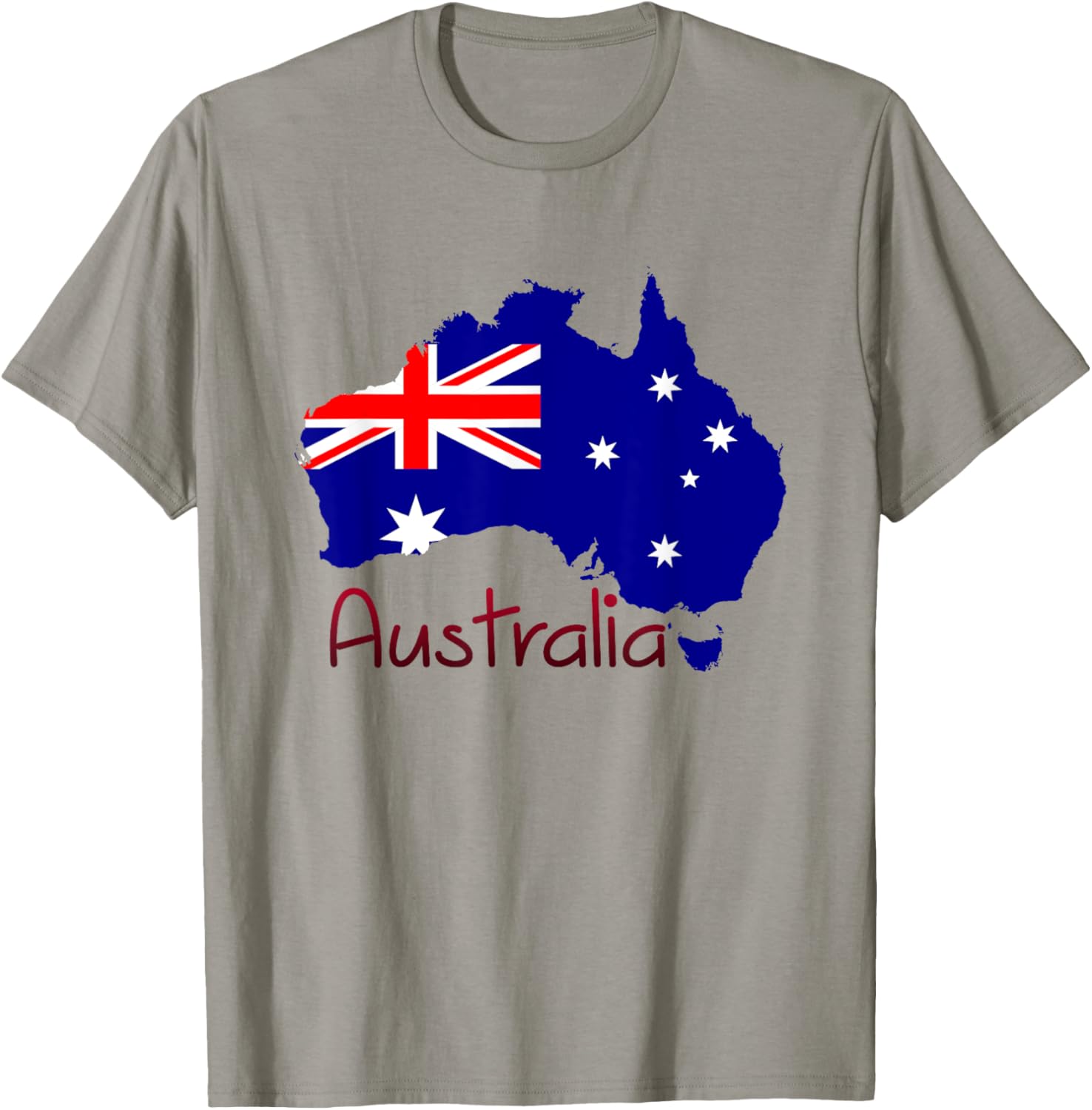 Australia Flag Map