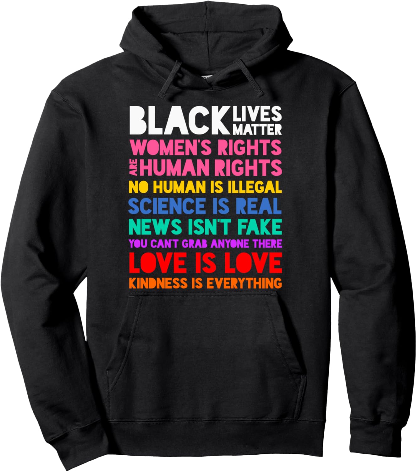 Black Lives Matter Science Is Real Anti racism Pullover Hoodie