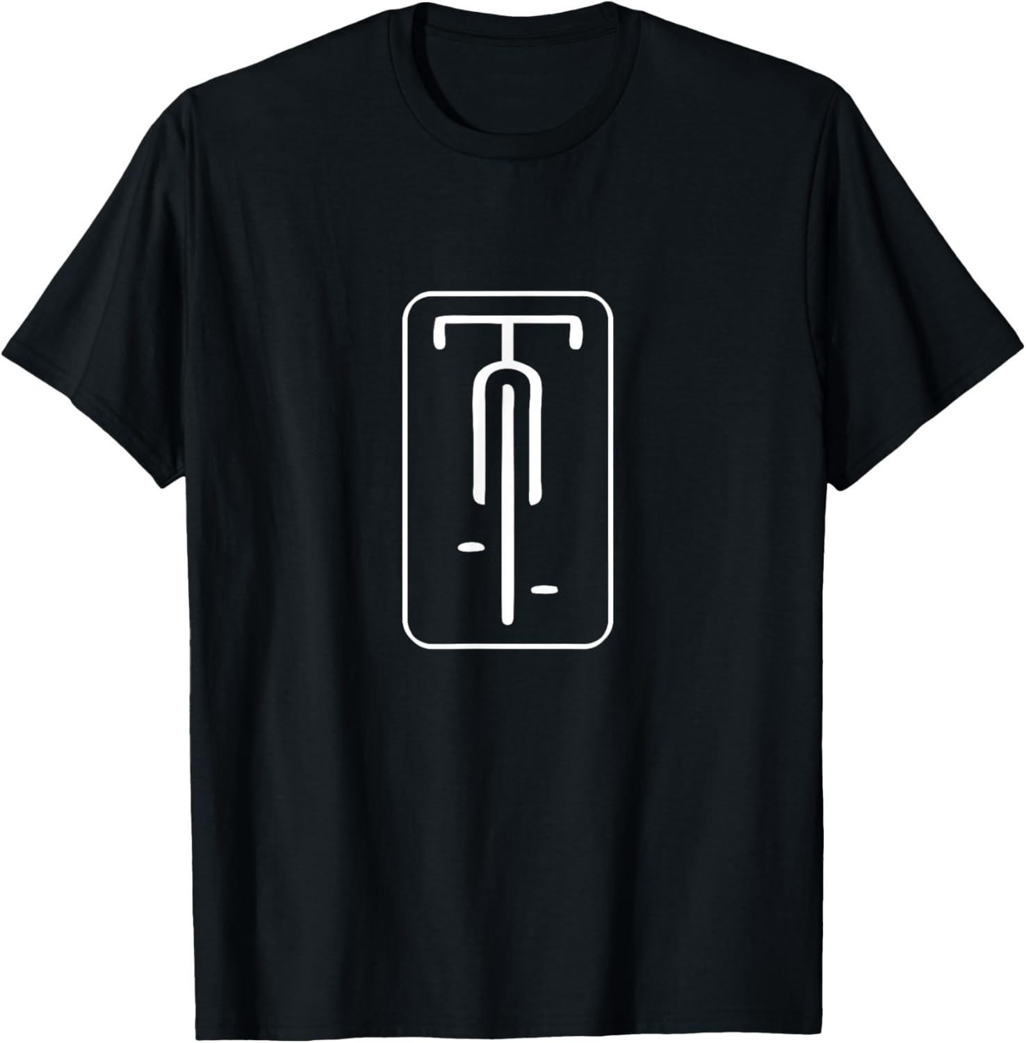 Bicycle logo minimal retro gift for bike lovers