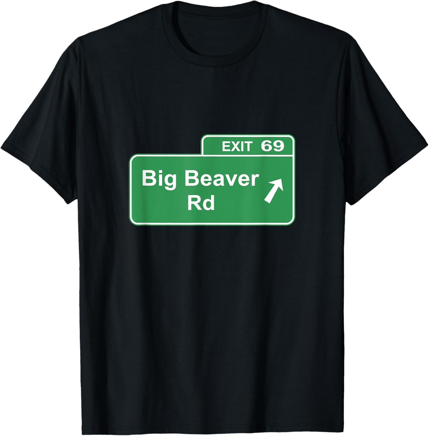 Big Beaver Exit 69 Sign Detroit