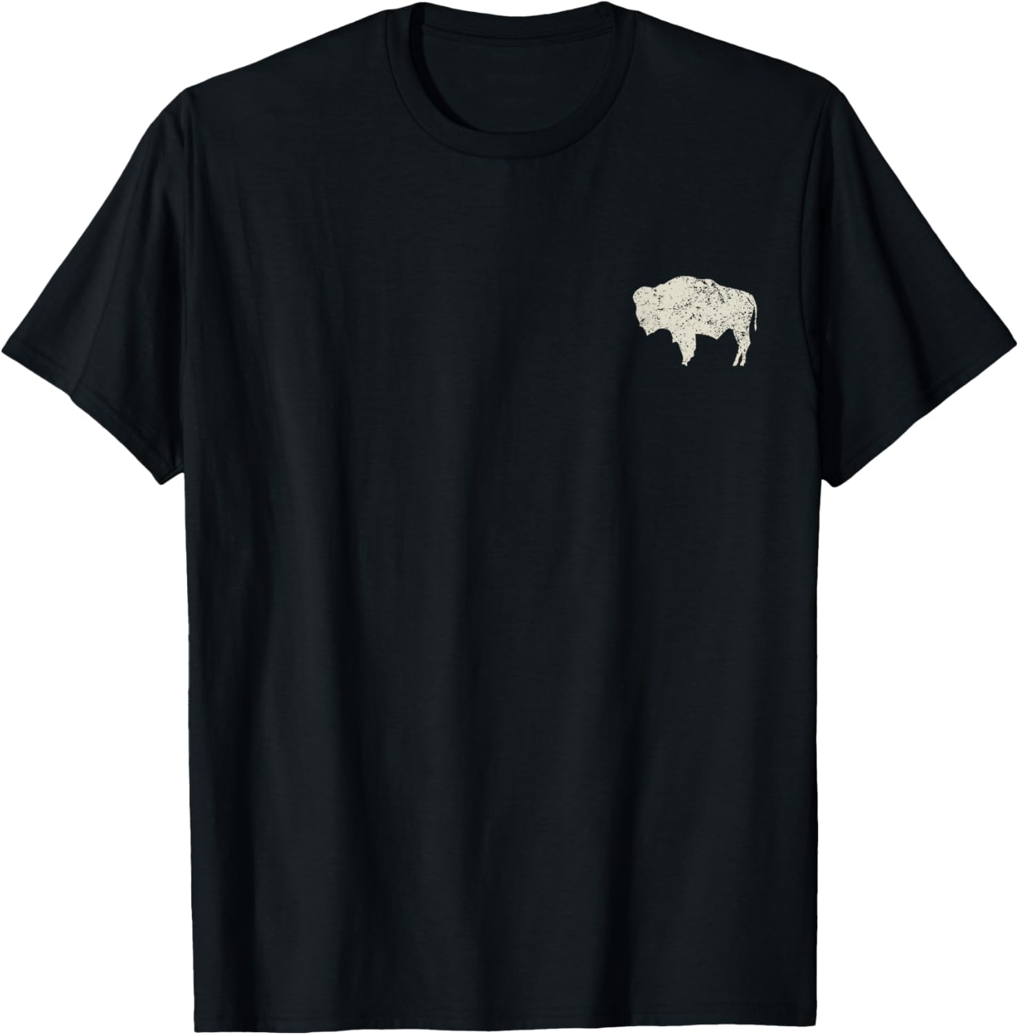 American Vintage Buffalo Men Women Silhouette Love Bison