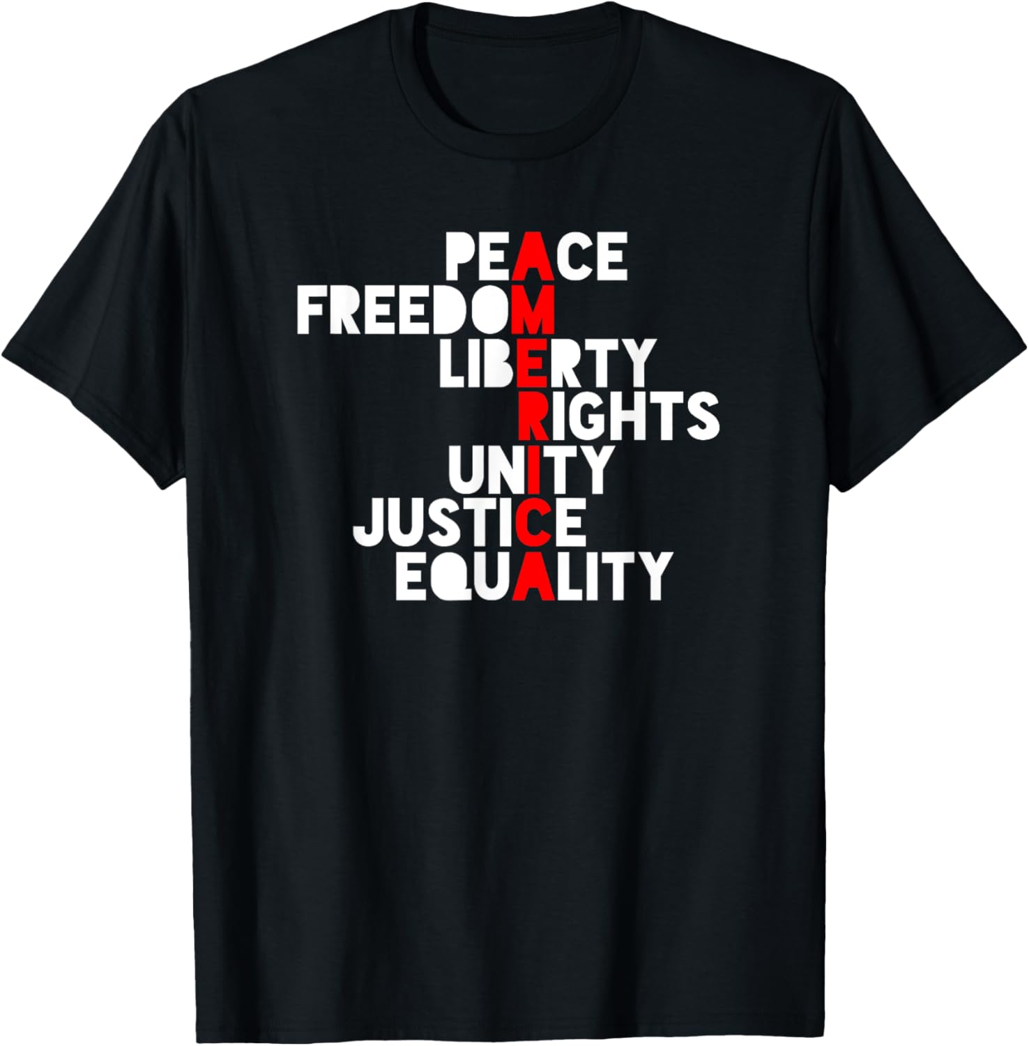 Anti Trump America Meaning, Unity, Peace, Resist T Shirt