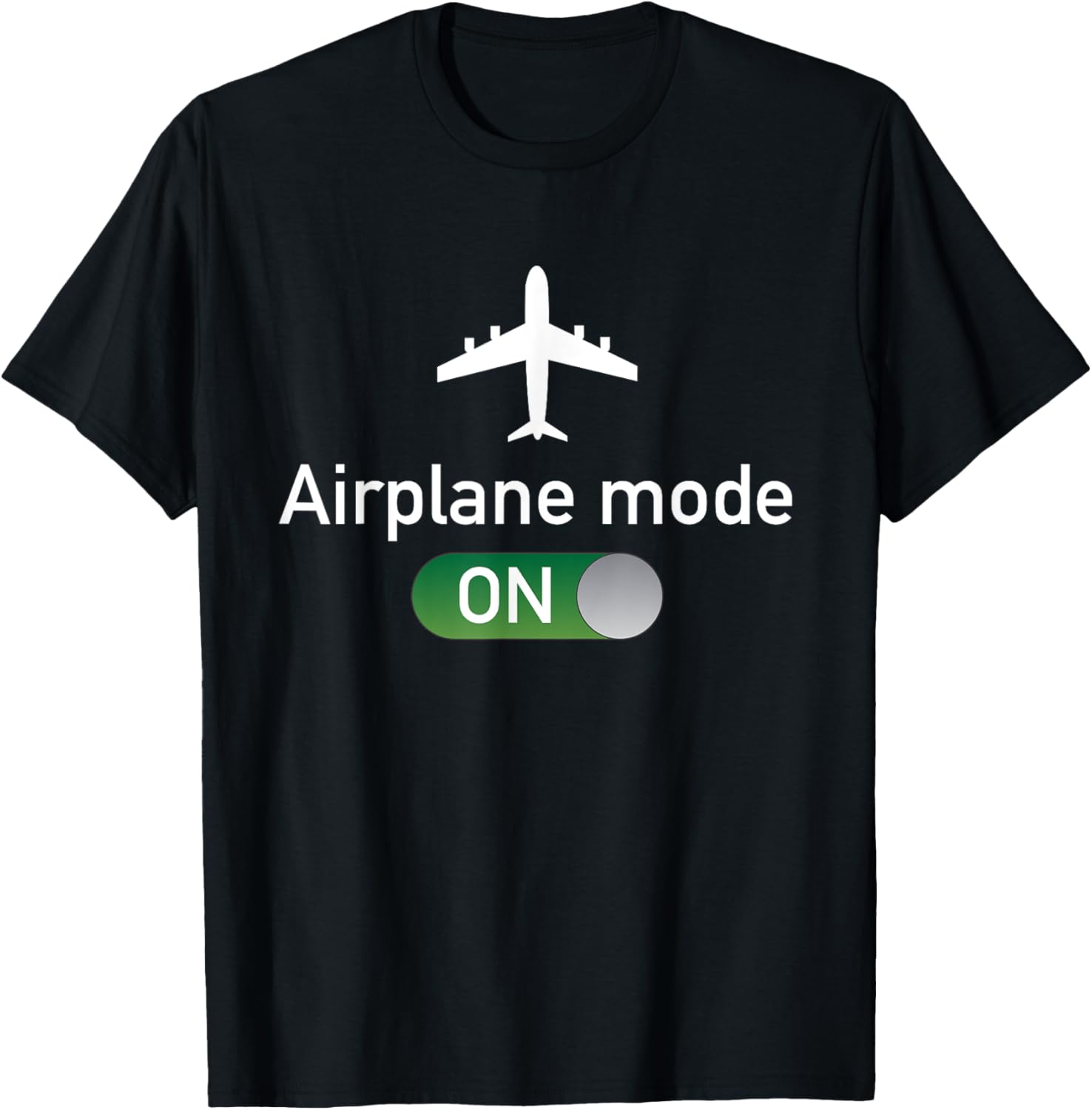 Airplane Mode On   funny Travel t shirt   Gap year gift