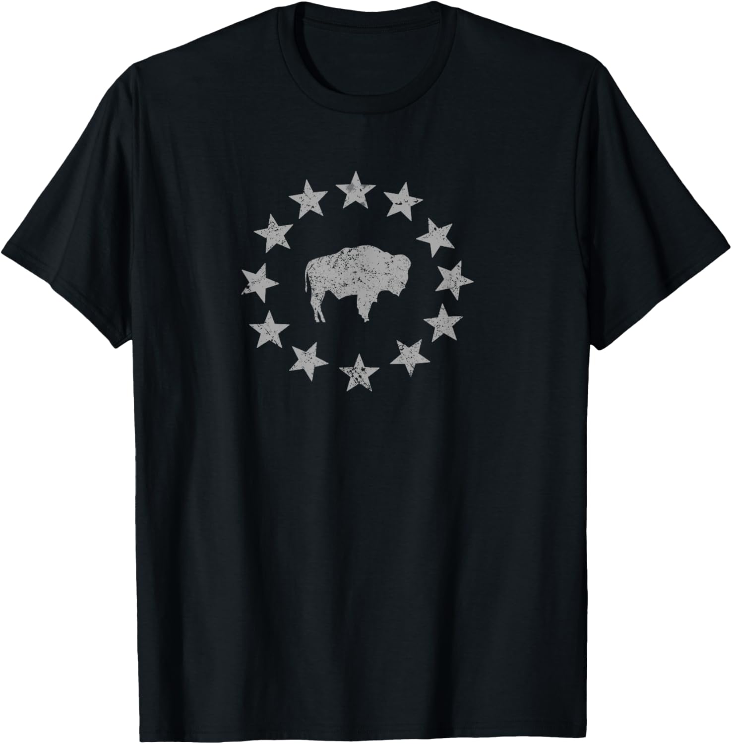 American Vintage Buffalo Silhouette Love Bison Men Women