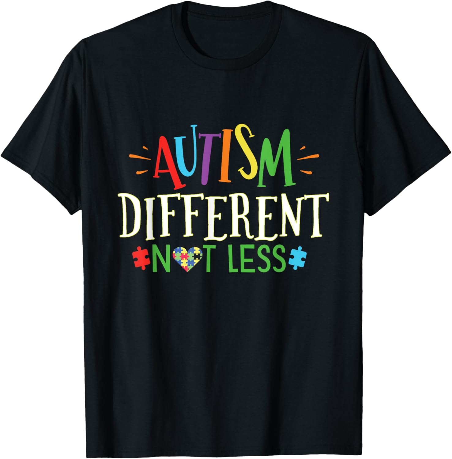 Autism Different Not Less Gifts for Mom Dad Kids Autistic
