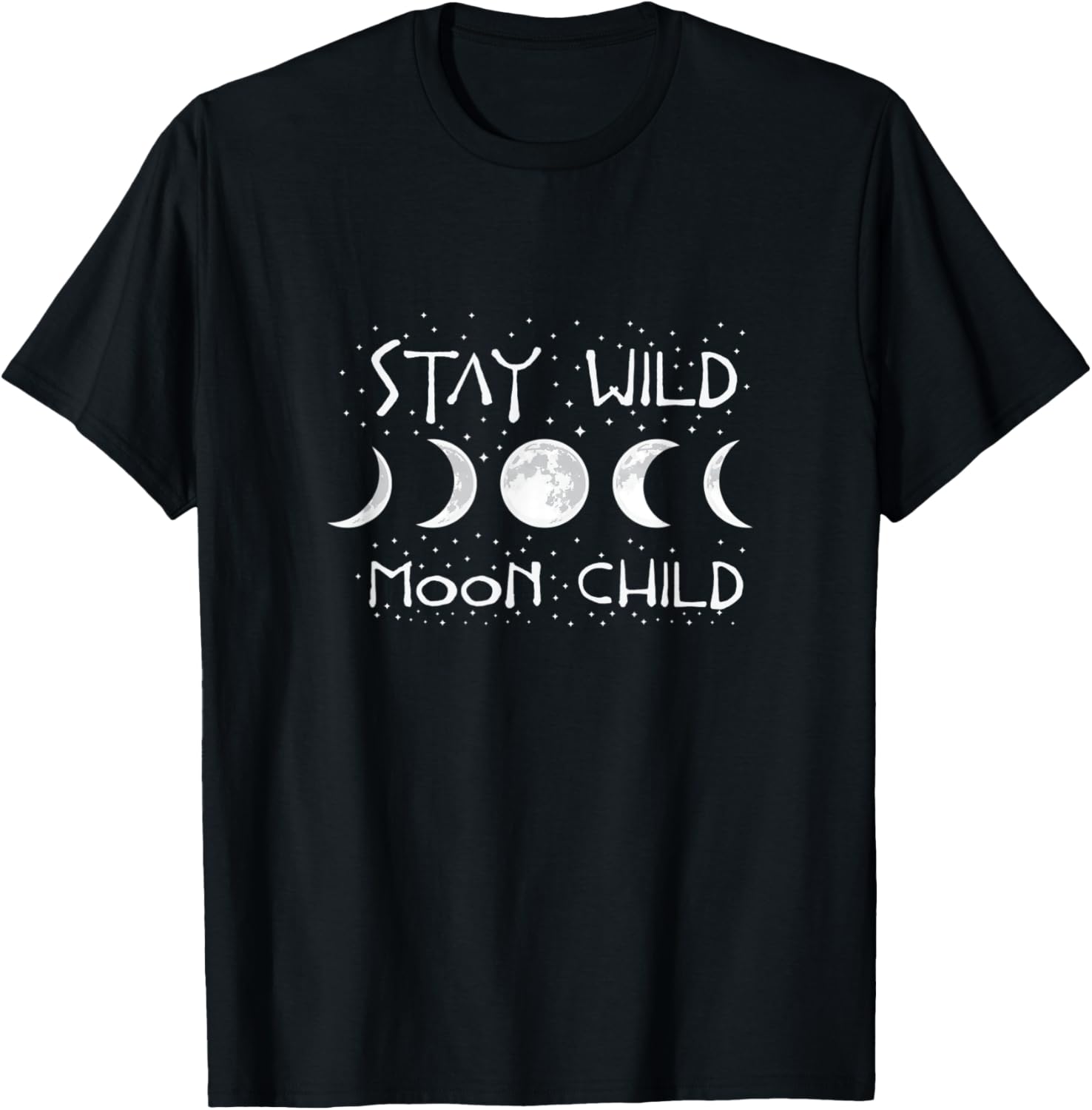 Boho Hippie Wiccan Wicca Moon Phases Stay Wild Moon Child
