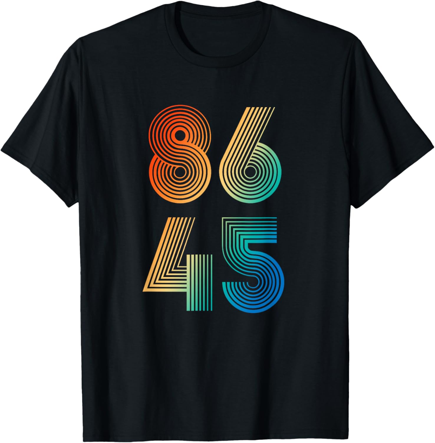 86 45 Dump Trump Cool Retro Anti Trump
