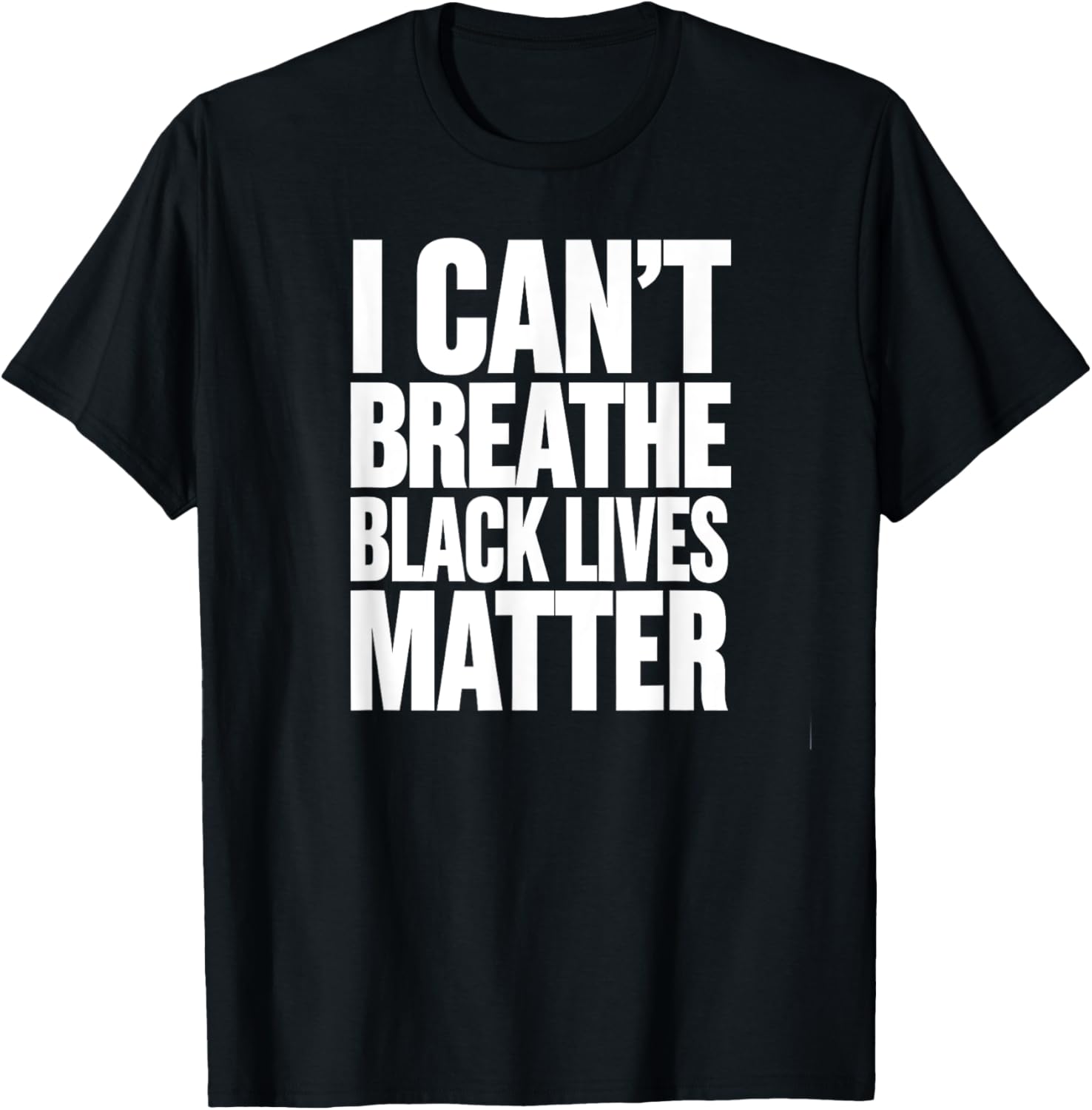 Black Lives Matter I Can't Breathe Social Justice Apparel