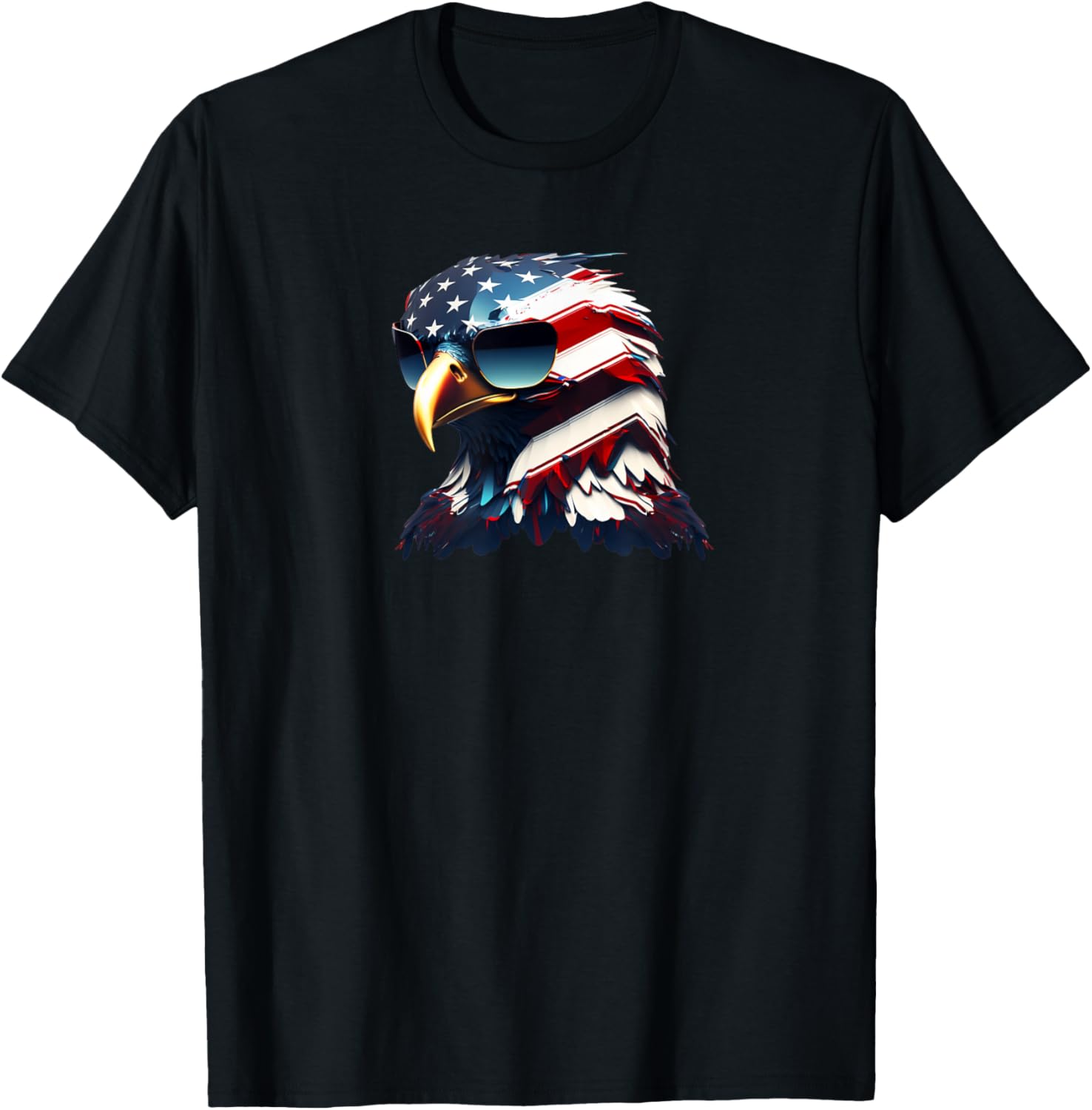 American Flag Bald Eagle