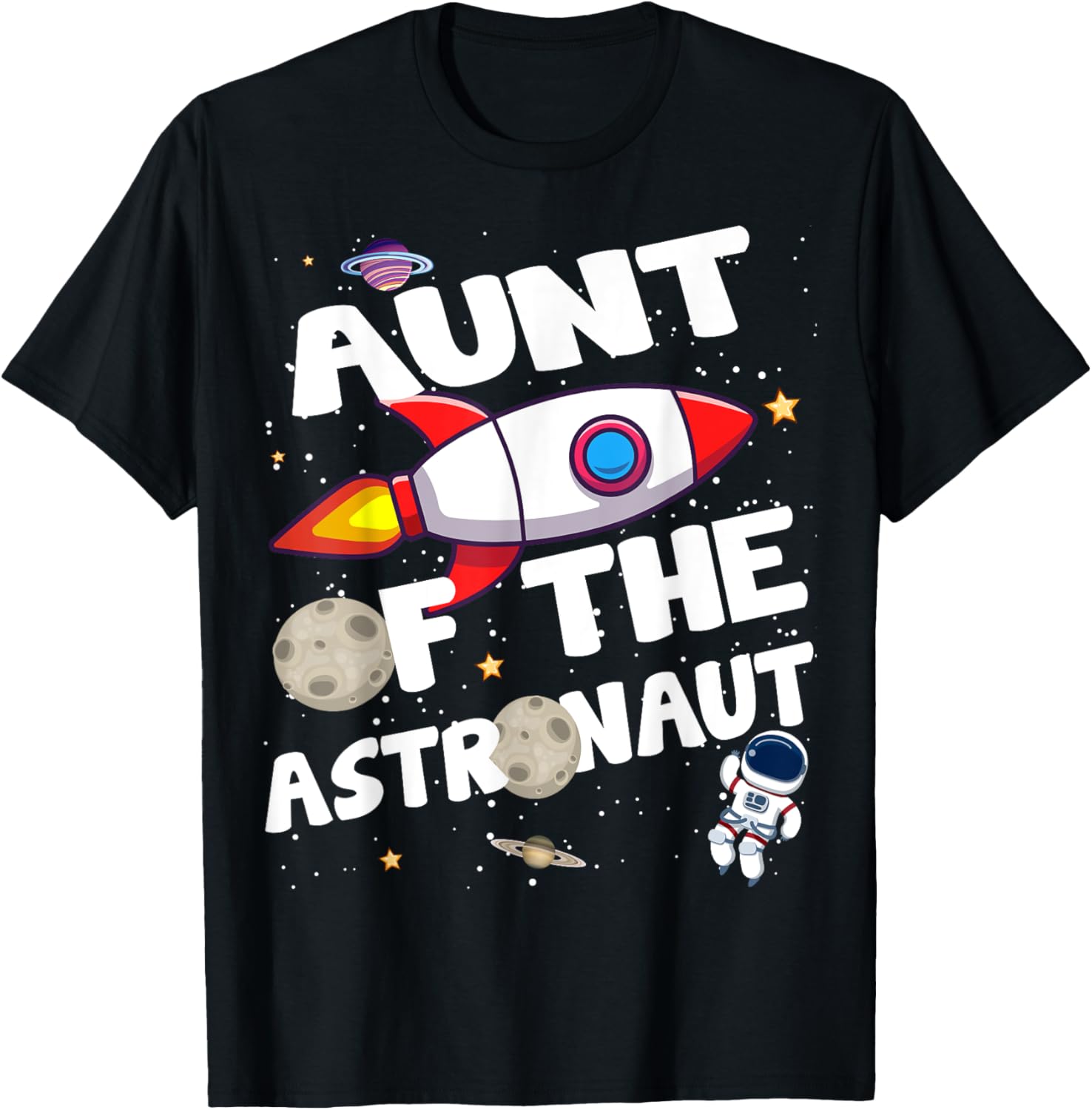 Aunt of the Astronaut Space Theme Birthday Party Auntie