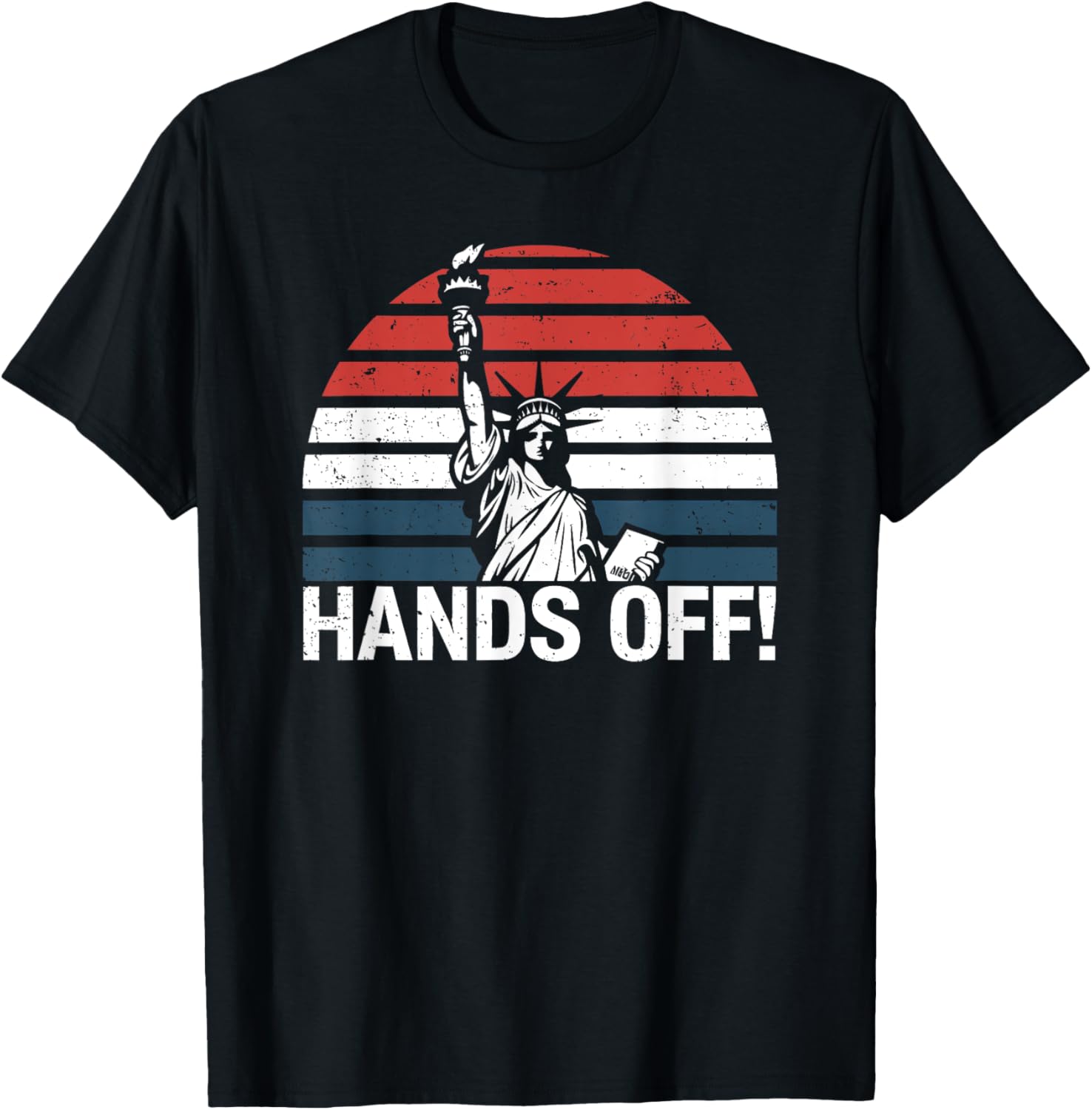 Anti MAGA Resistance Statue Of Liberty Hands Off Protest