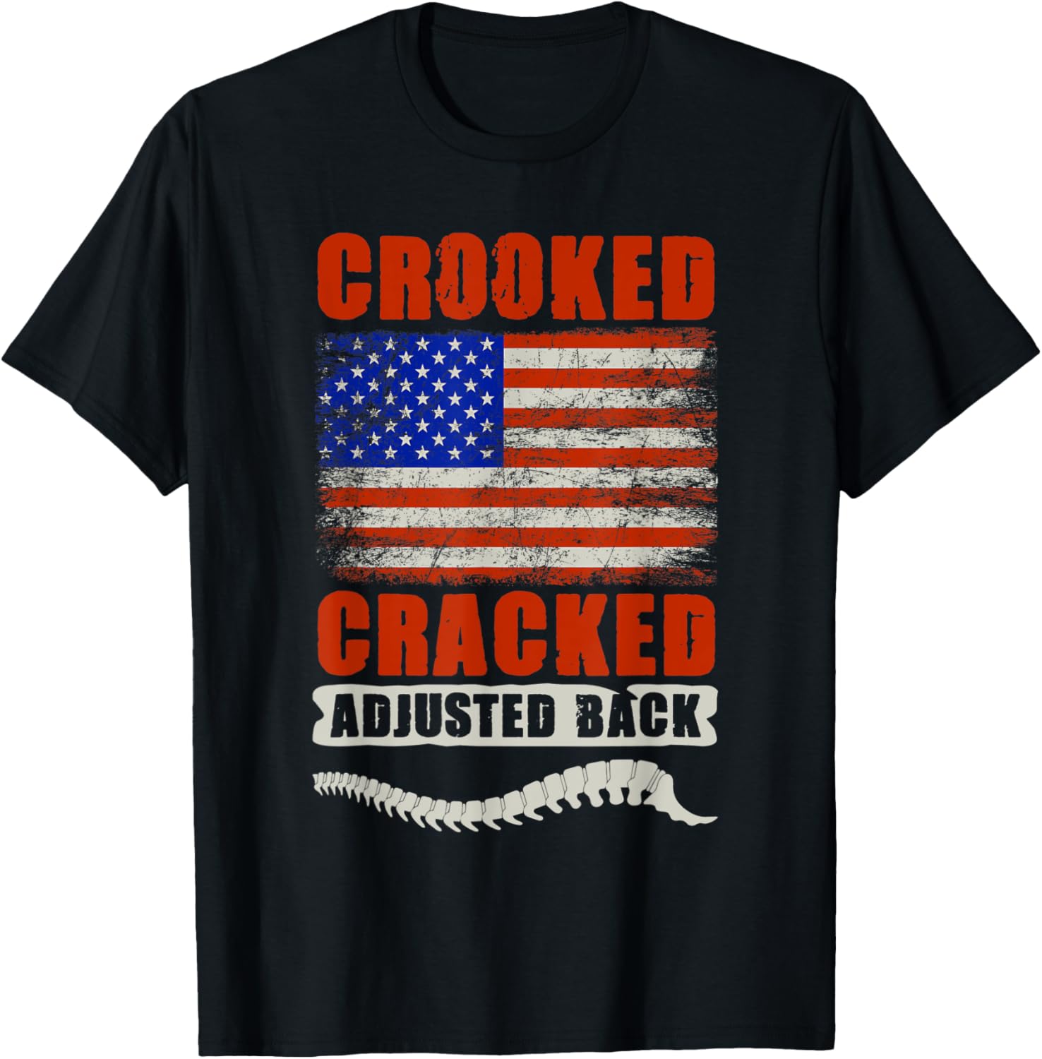 Adjusted Back Funny Spine Chiropractor Chiropractic Lover