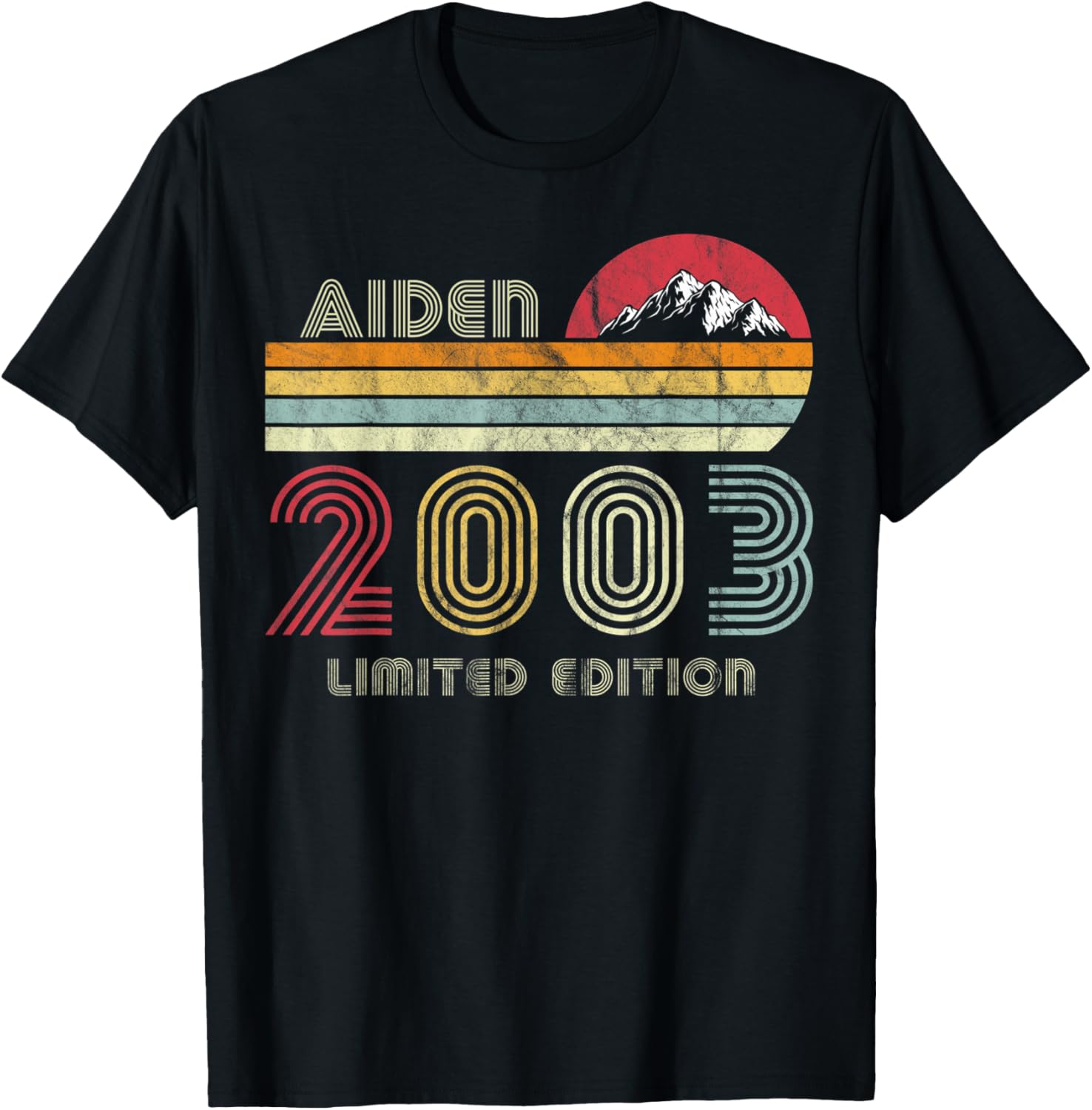 Aiden Name Gifts Vintage 2003 Limited Edition 19th Birthday