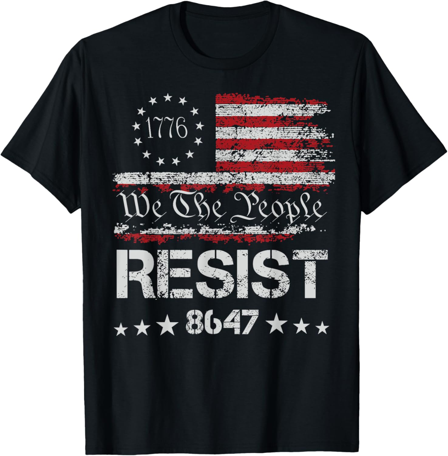 Anti Trump 8647 Resist Impeach Trump Impeach 47 86 47 Flag